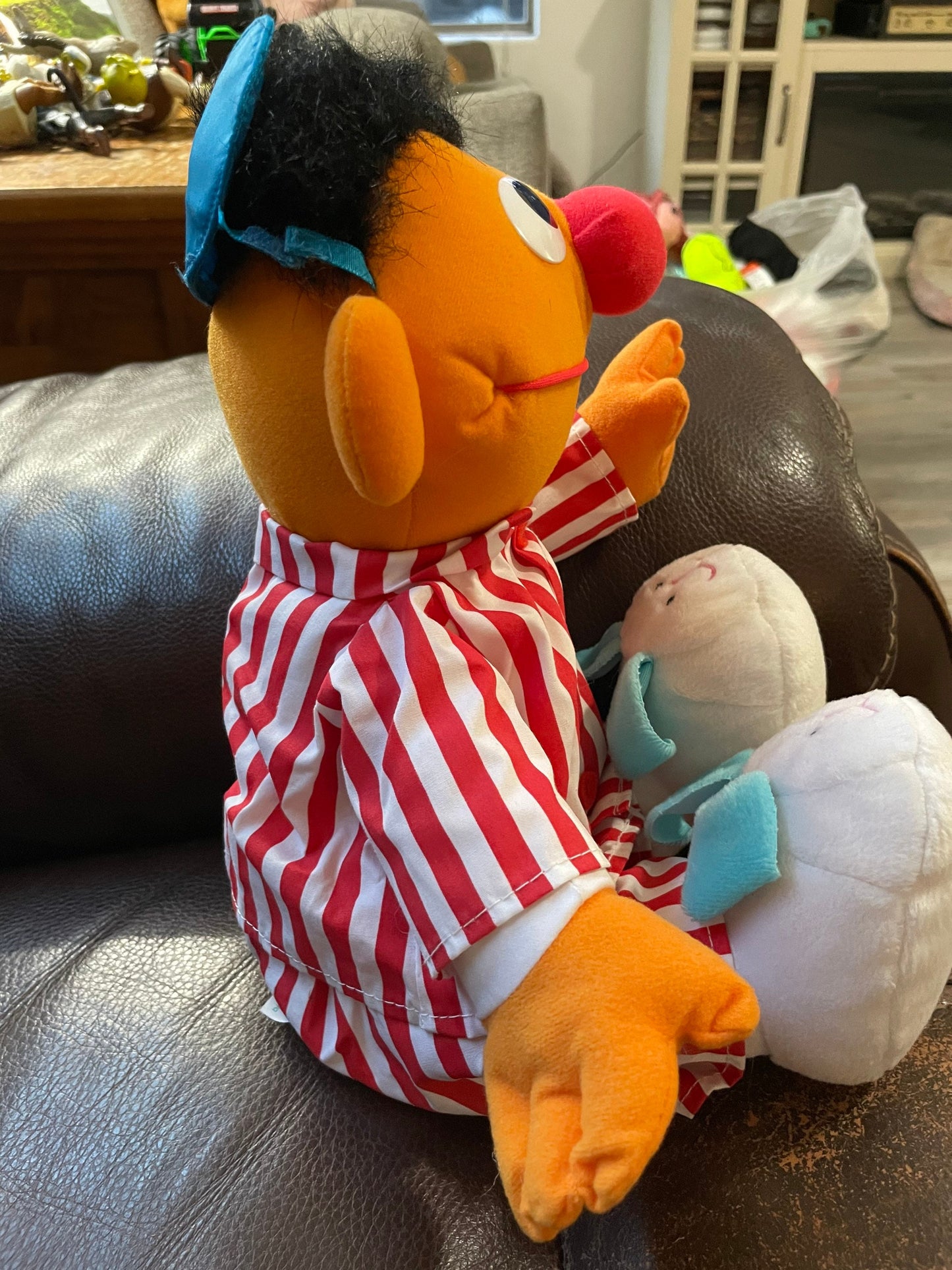 1997 Sing & Snore Ernie Stuffed Animal