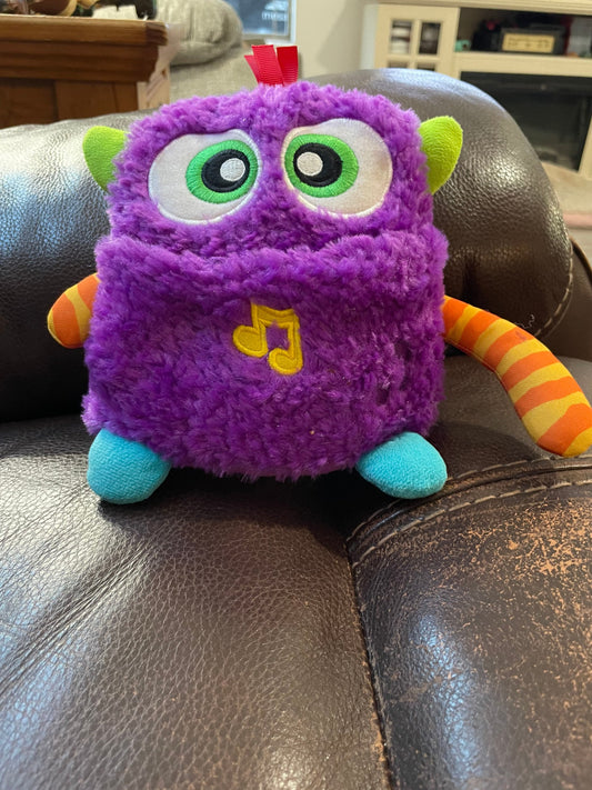 Fisher-Price Giggles ‘n Growls Purple Monster Plush