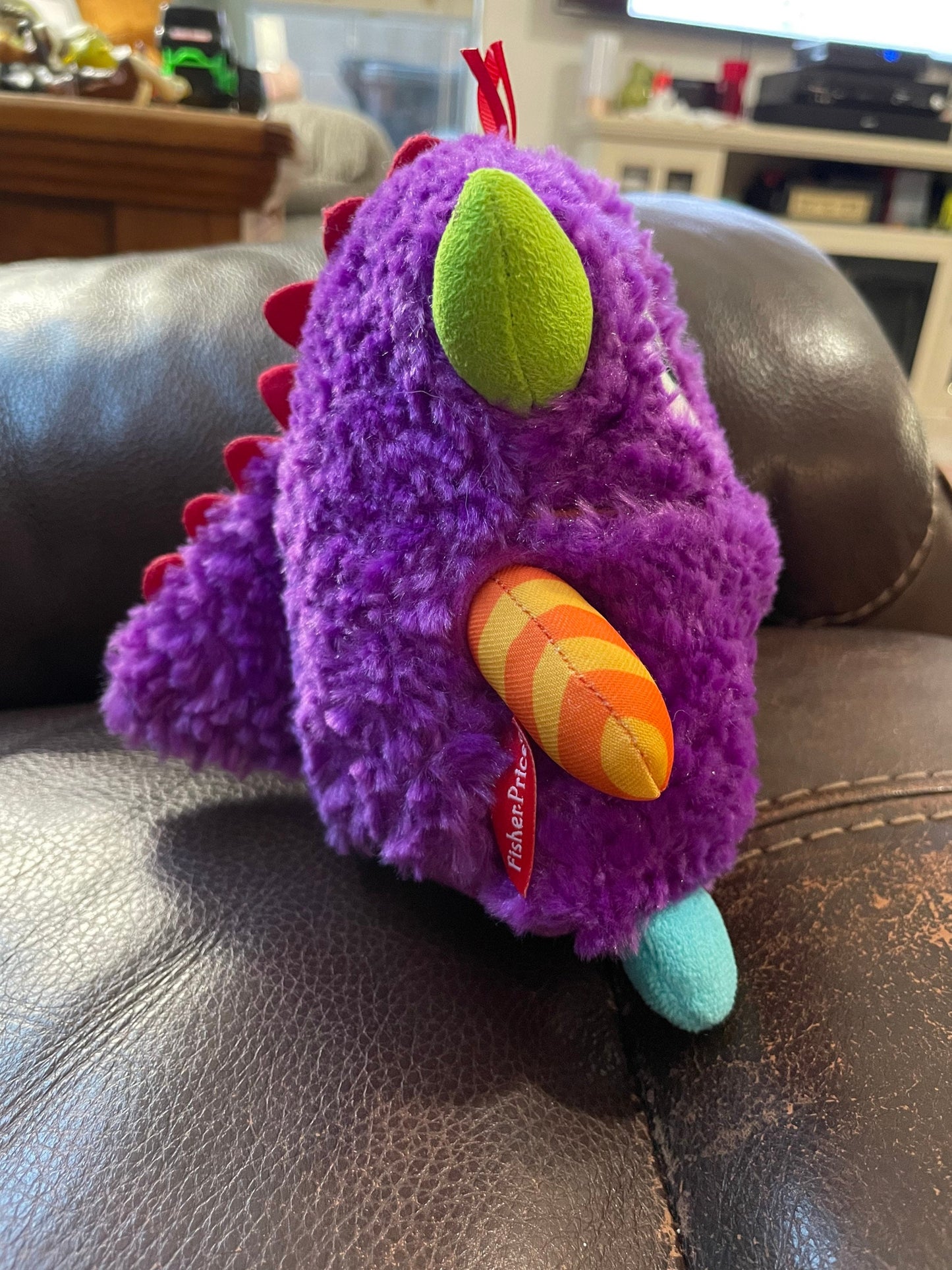 Fisher-Price Giggles ‘n Growls Purple Monster Plush