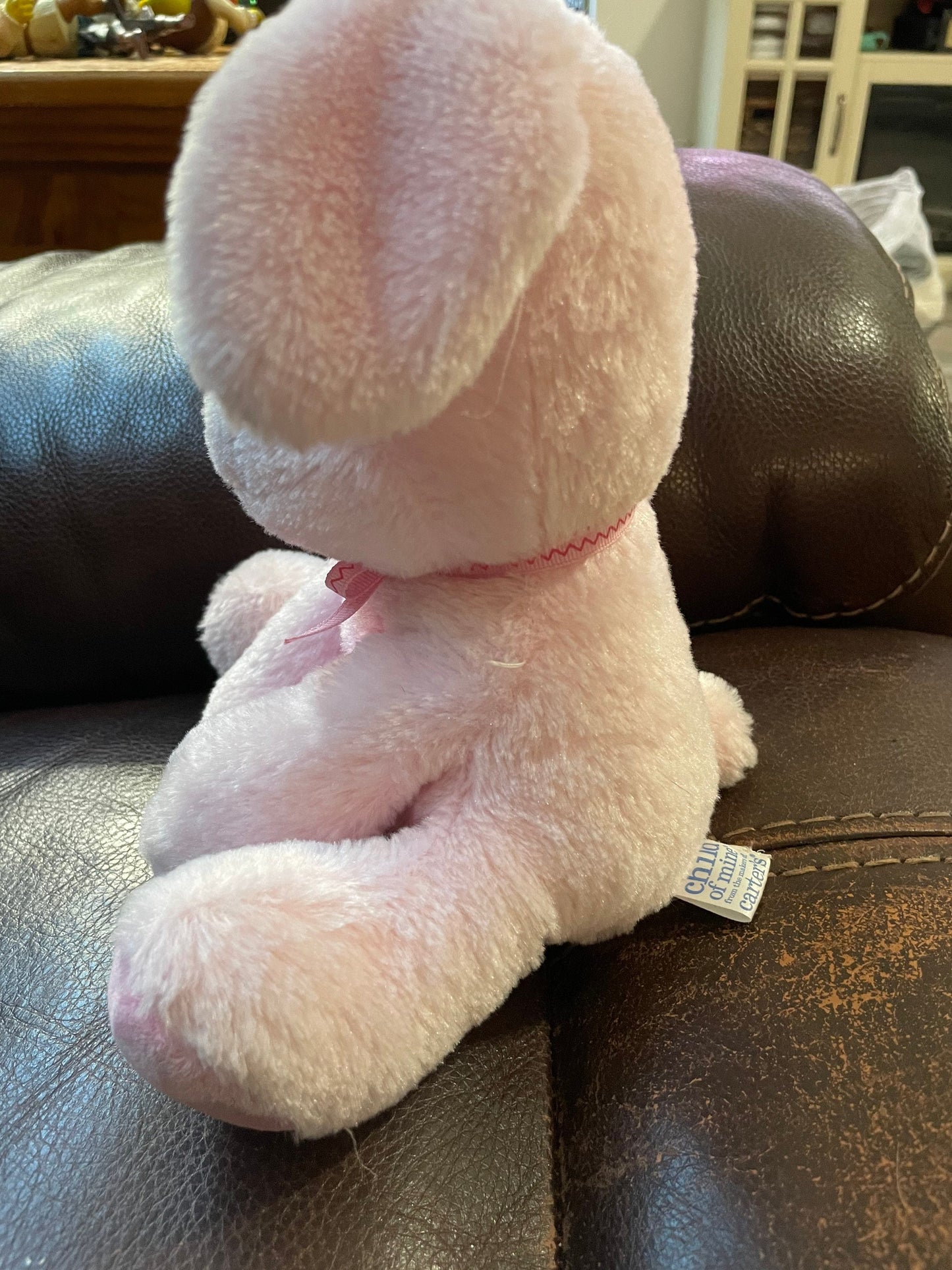 Carters Child Of Mine Pink Dog Stuffed Animal.  audio does not work