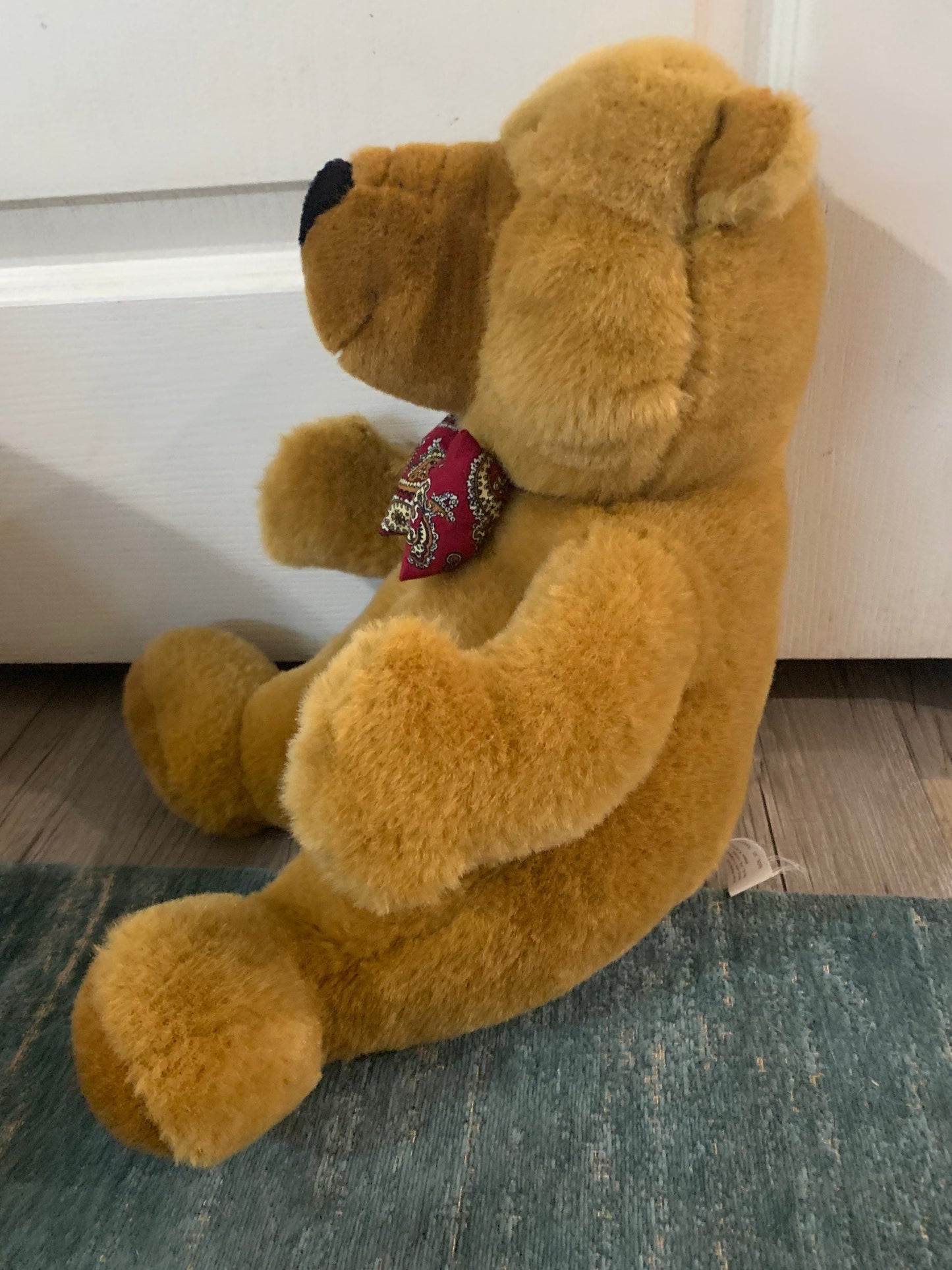 Vintage Fiesta 13” Comic Bear brown with bow tie.