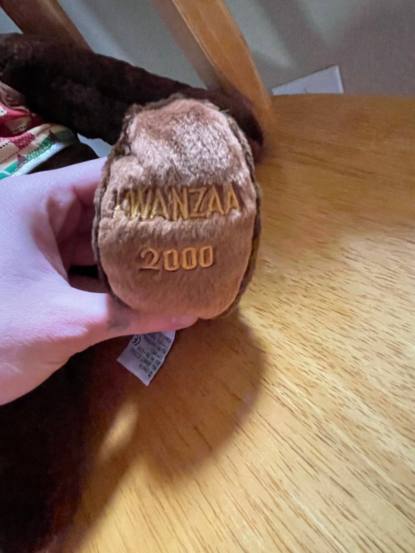 Dakin Brown Kwanzaa Teddy Bear Plush 2000