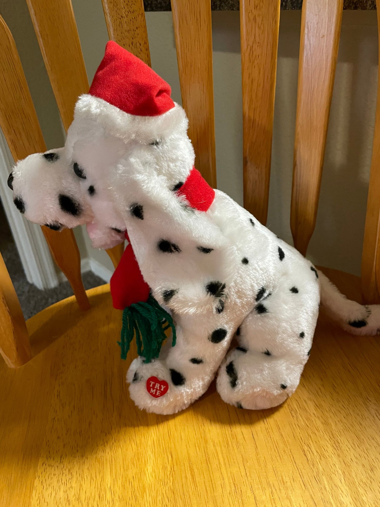 Sterling Musical Barking Puppy Christmas Stuffed Animal