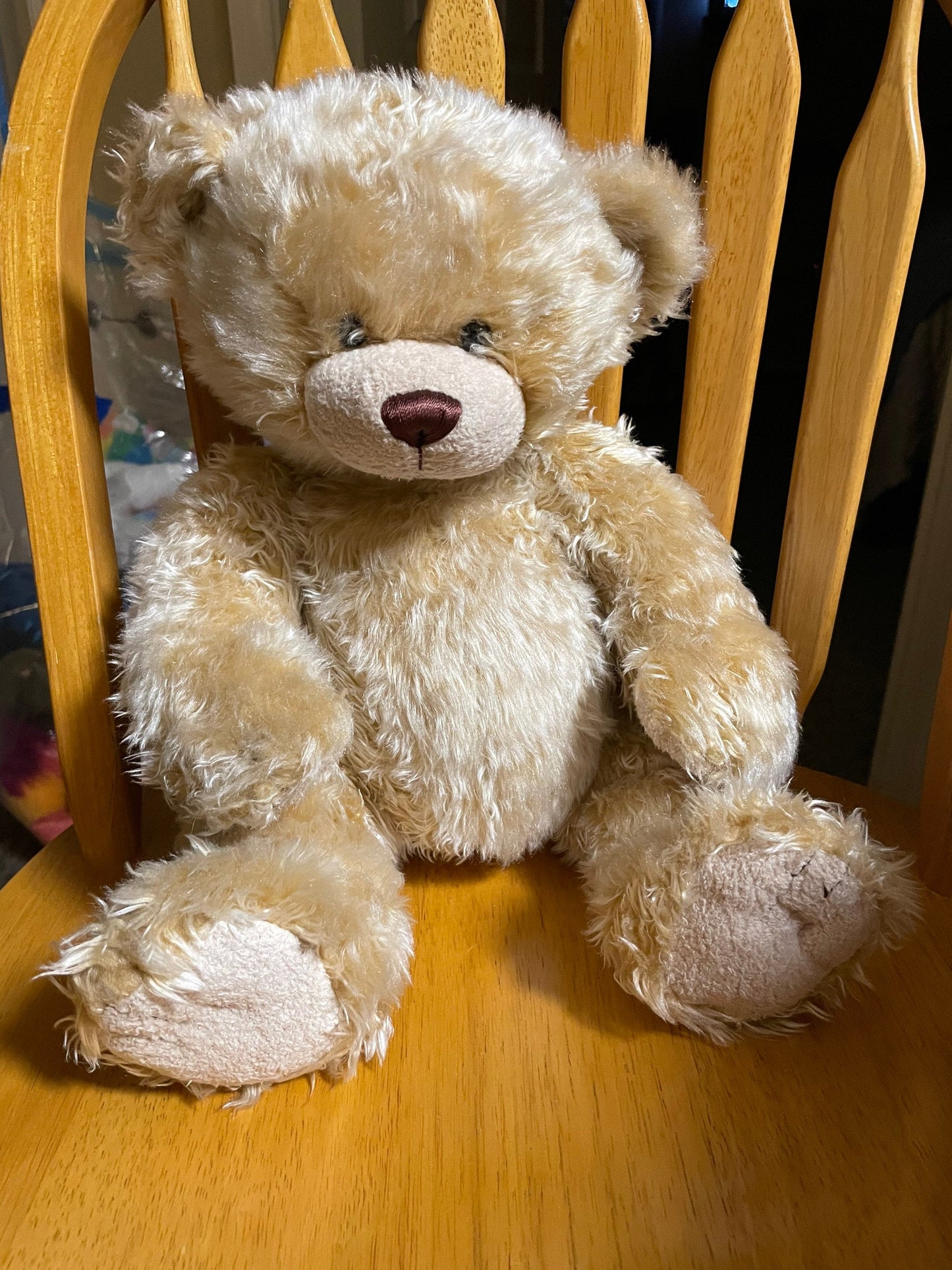 Build a Bear Tan Centennial Curly Teddy Bear Plush