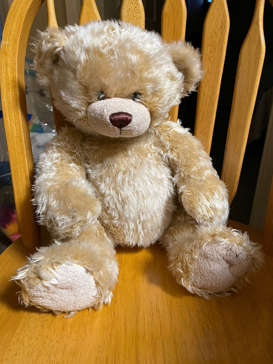 Build a Bear Tan Centennial Curly Teddy Bear Plush