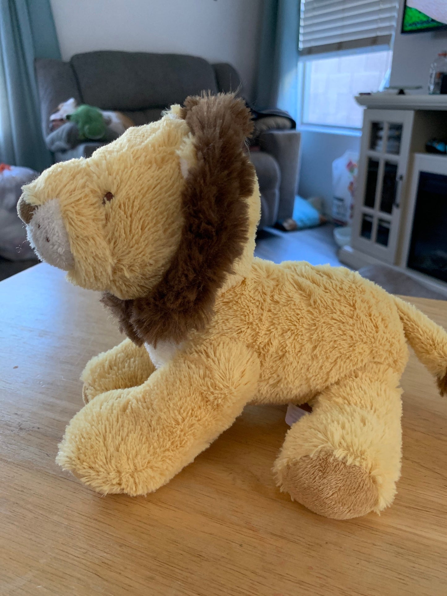 Carters Lion Plush. Soft with beans. Rare, Hard to find. New condition!