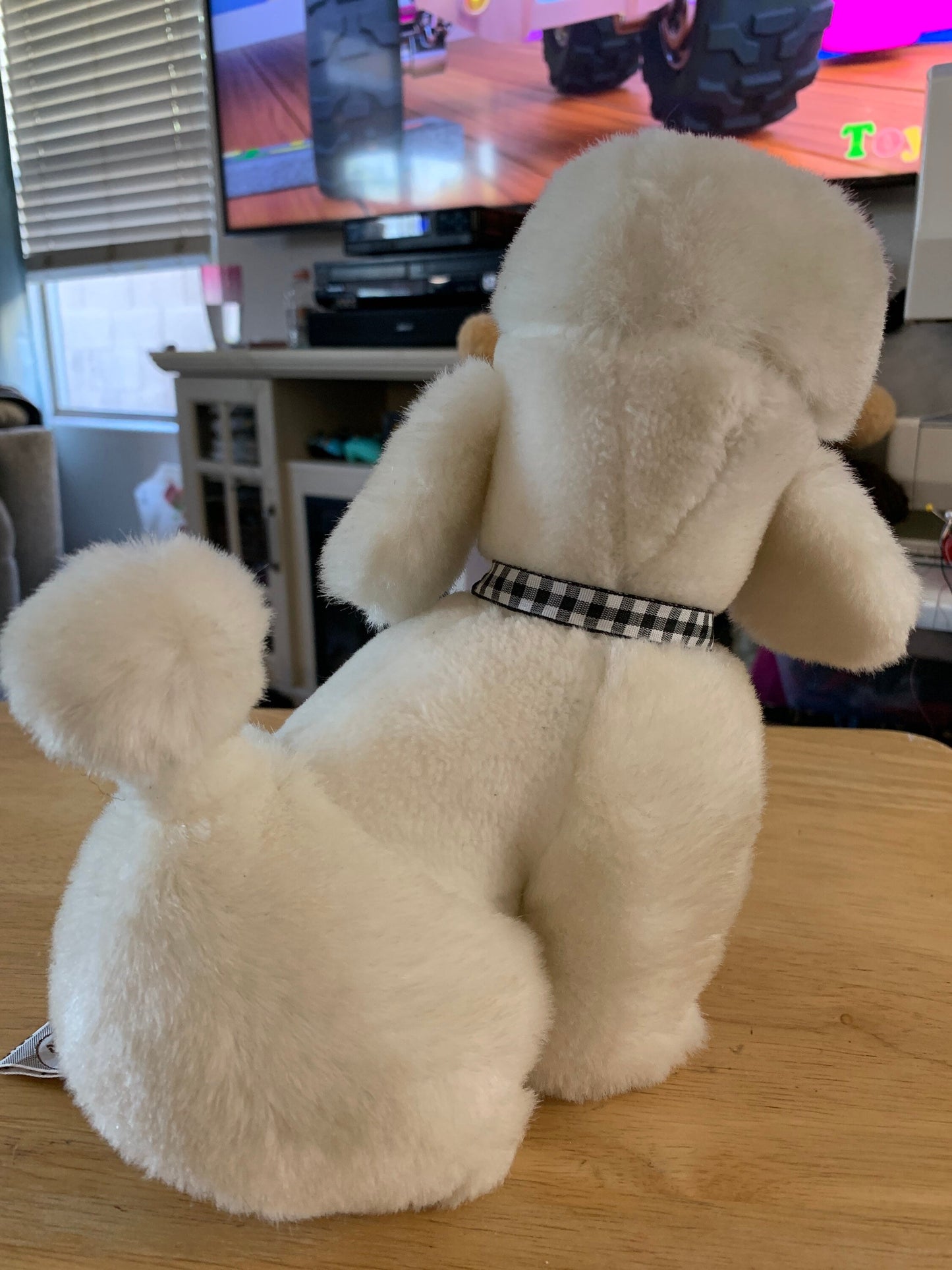 Vintage Ganz Bros White Poodle plush. The Heritage Collection 1987