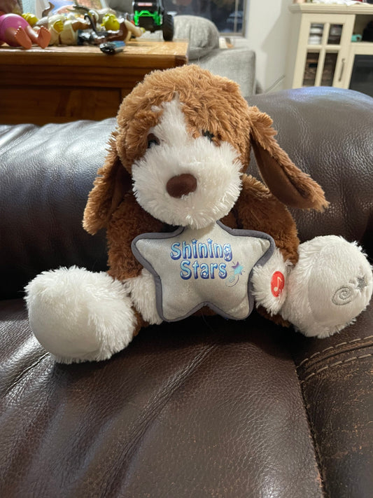 Russ Shining Stars Dog Stuffed Animal - Music works