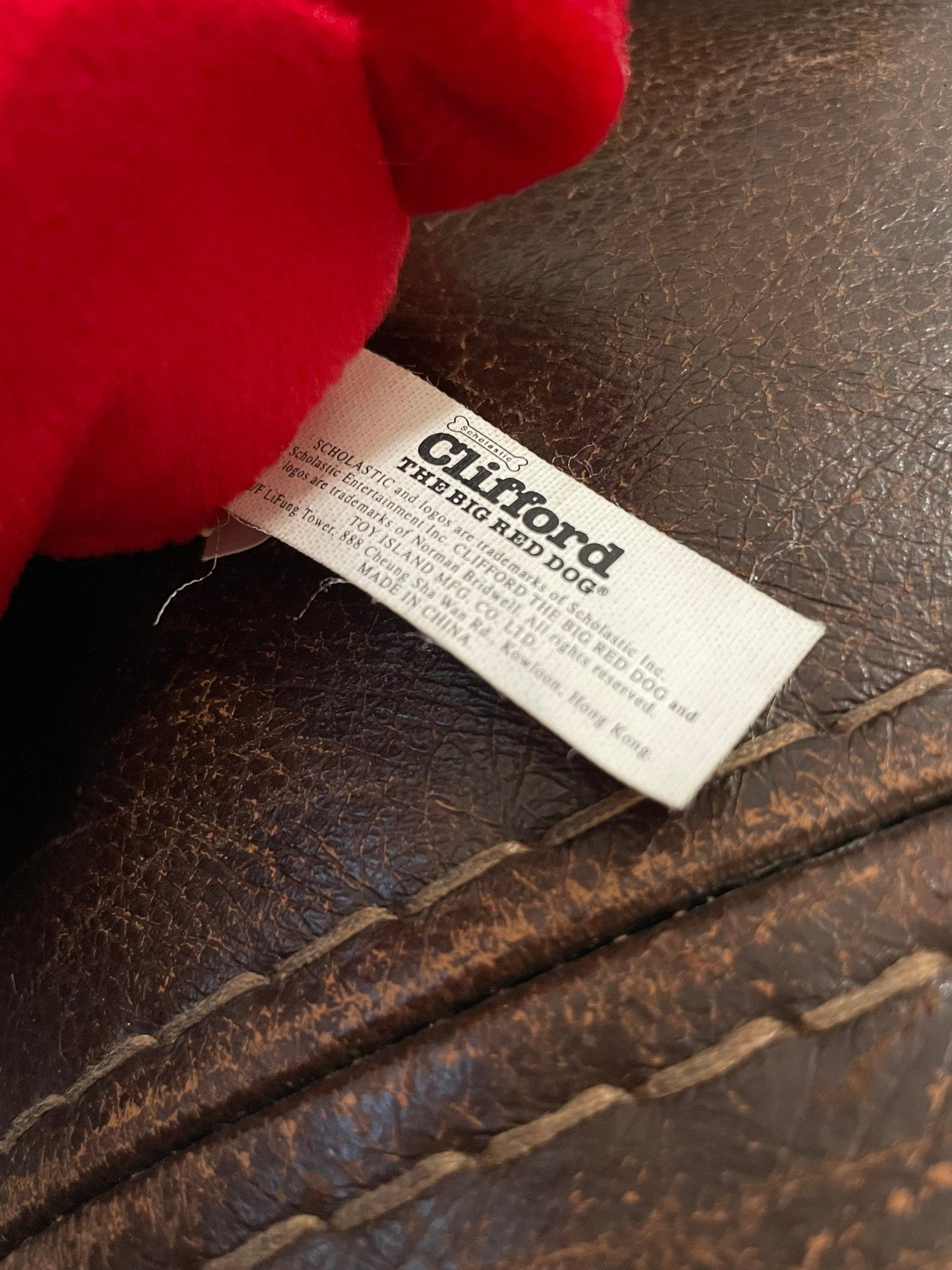Clifford Bean Bag Plush Stuffed Animal Scholastic Books