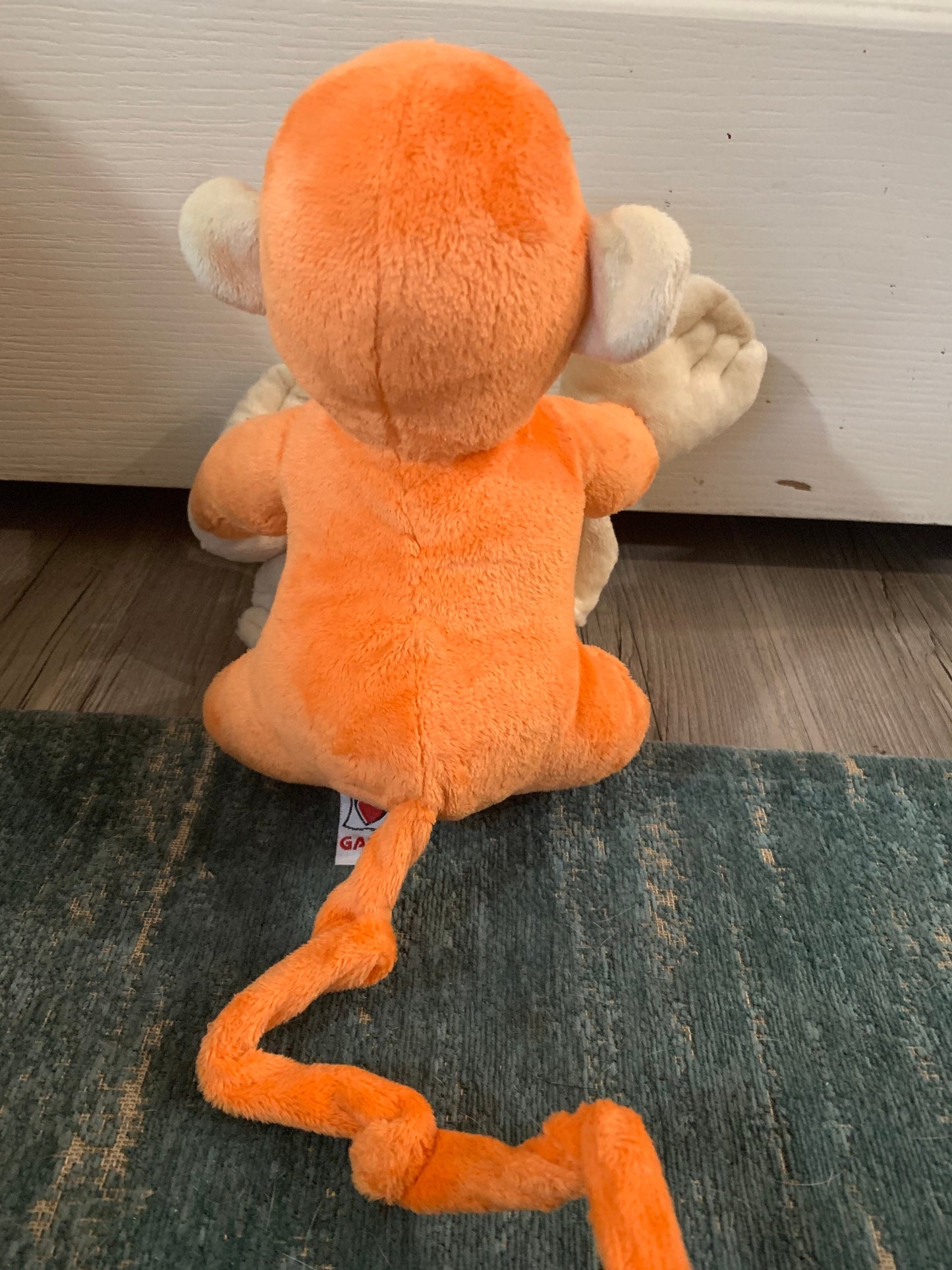 Webkinz Acrobatz Orange Pose-able Monkey. Hard to find.