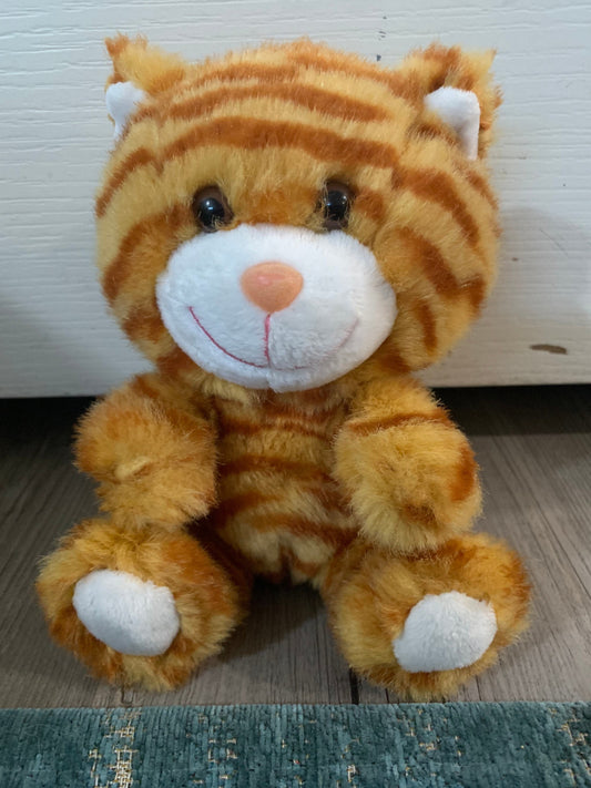 Build A Bear Small Chubby Orange Tabby Cat
