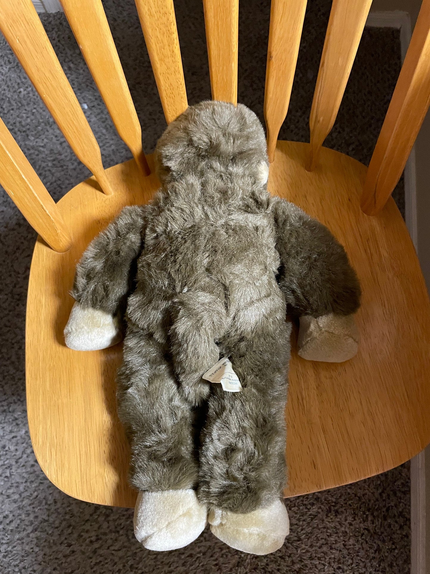 Build A Bear Brown And Tan Fuzzy Monkey Plush