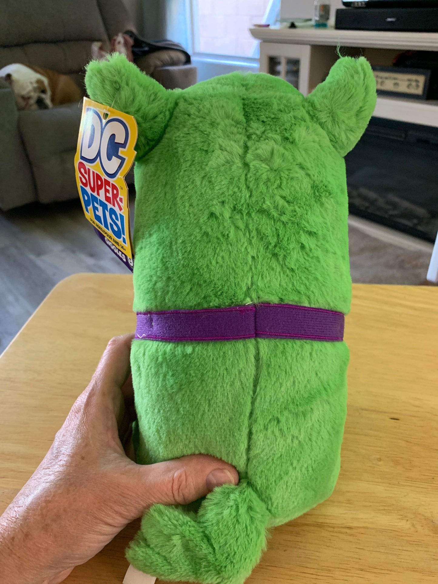 Crackers & Giggles Green Hyena Plush, DC Comics Stuffed Animal