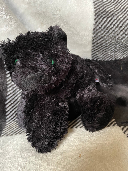 Aurora Black Jungle Cat Plush. Small. Jaguar, Panther, Leopard. EUC