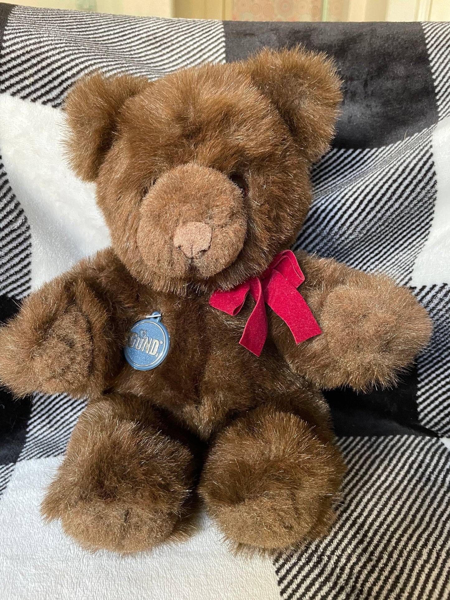 Gund Bear 1983 Stuffed 13” Teddy Collectors