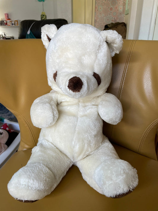 Vintage Brown and White Bear 1984