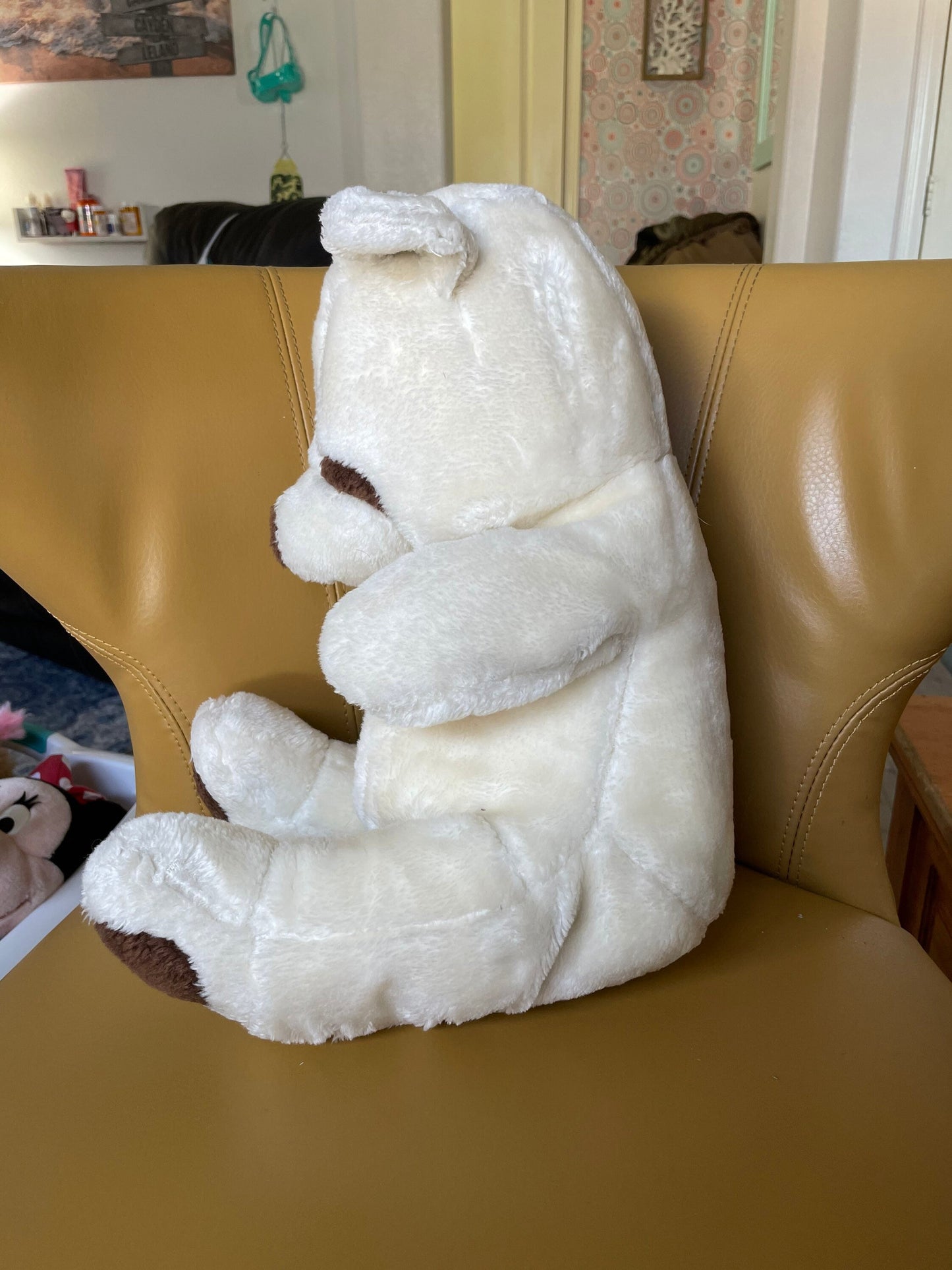 Vintage Brown and White Bear 1984