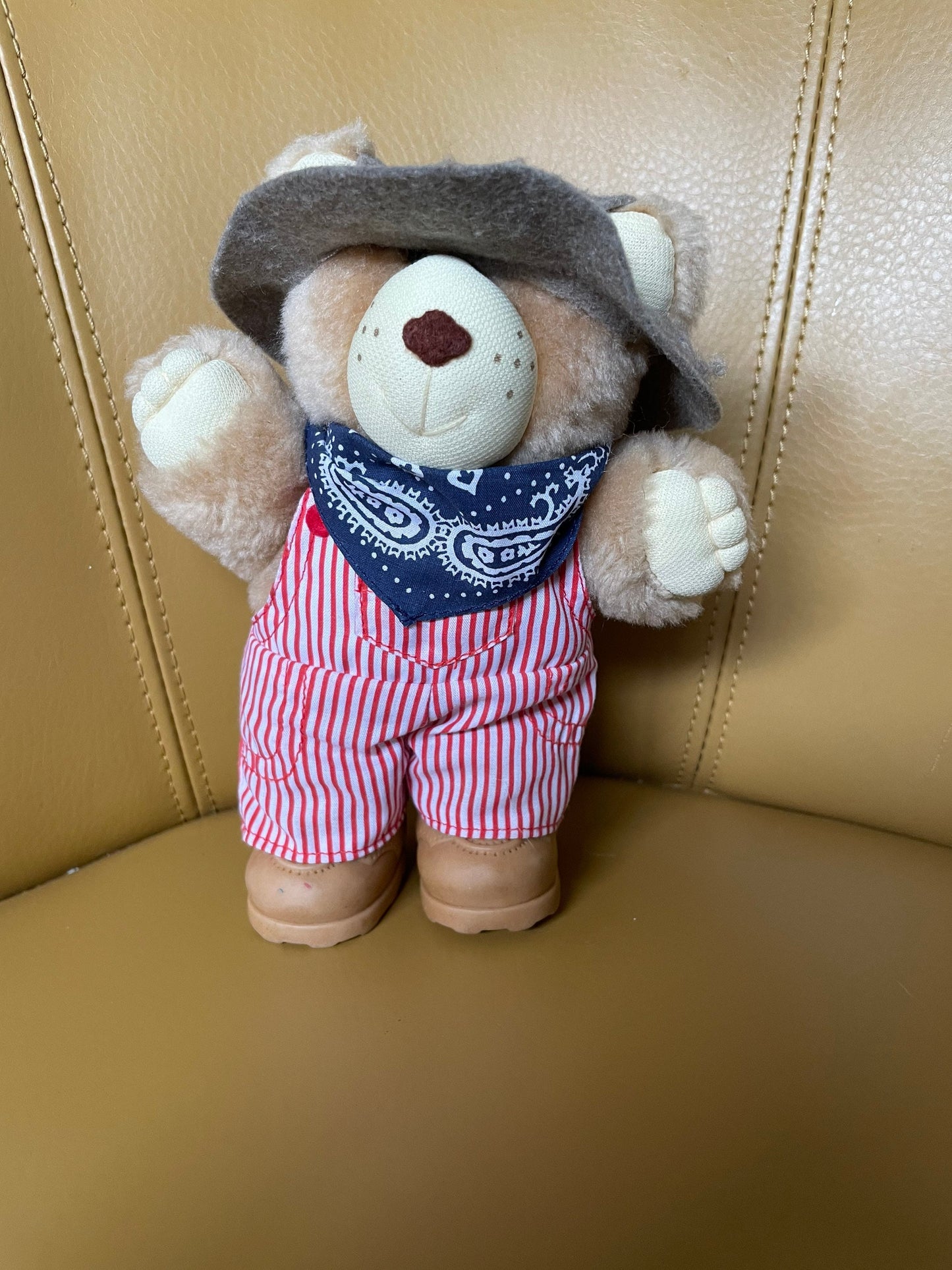 Dudley Furskins Bear 7” Plush 1986