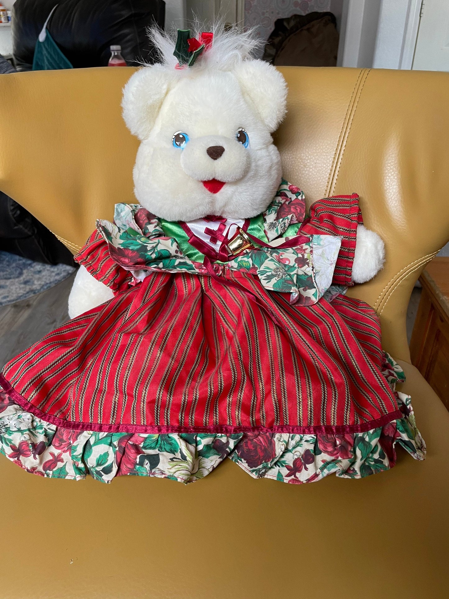 Vintage 1993 Teddy Bear Merry Gifts Of Christmas Kmart Stuffed Animal