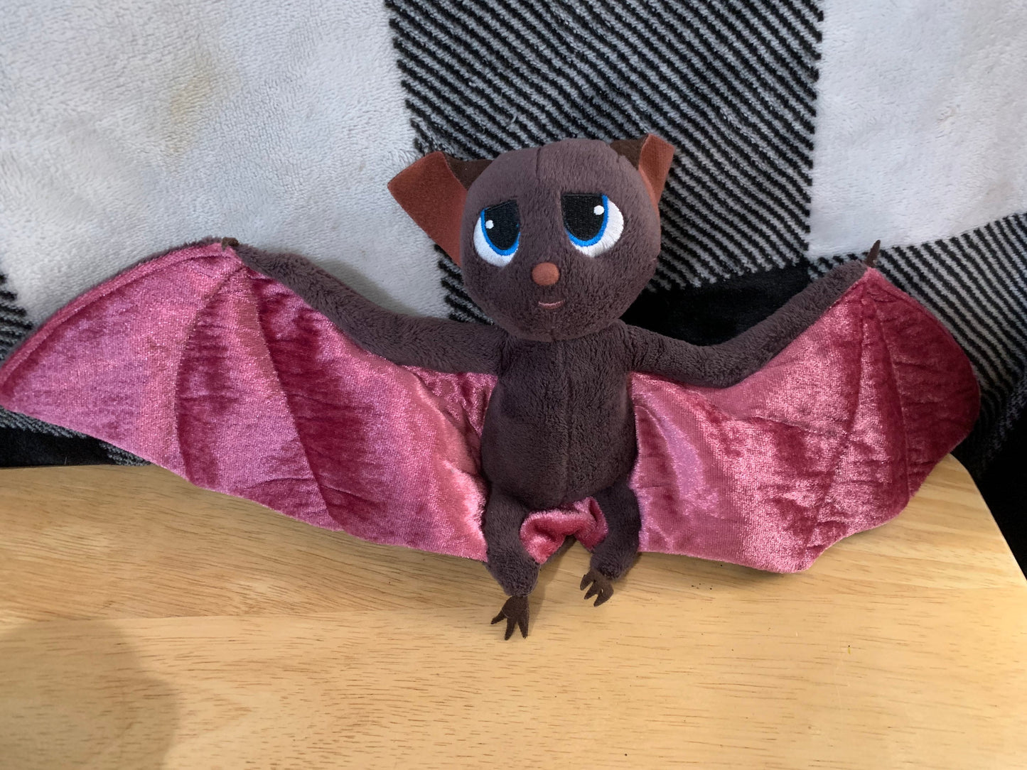 Hotel Transylvania Brown And Pink Mavis Bat Plush