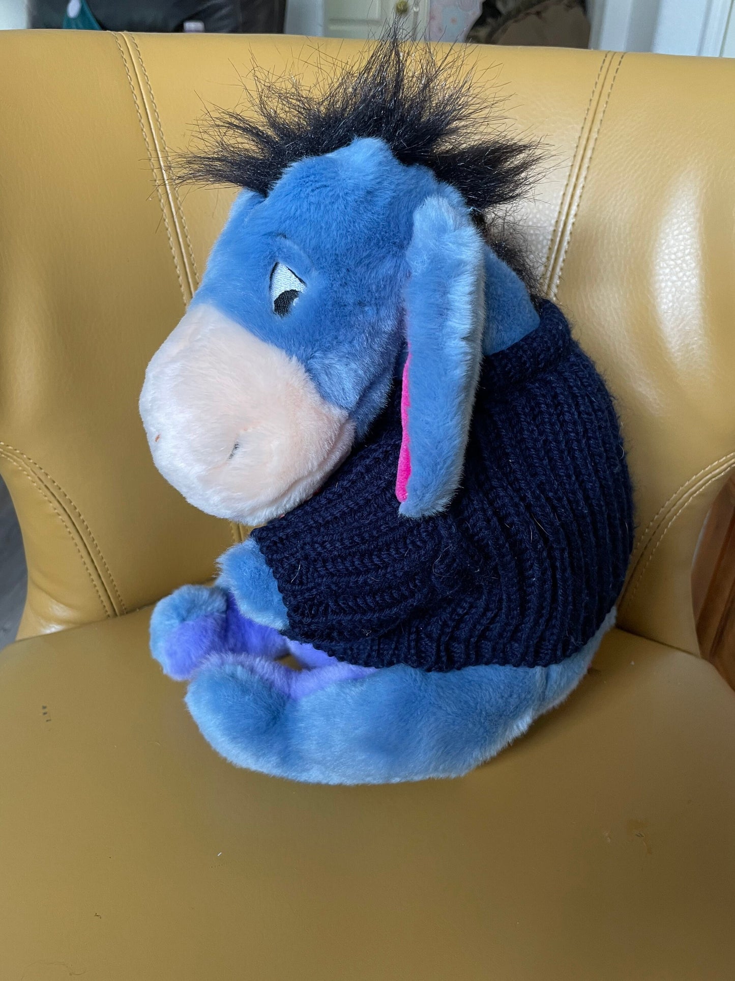 Disney Store Winnie the Pooh Eeyore Plush 12” Fourth Of July Sweater