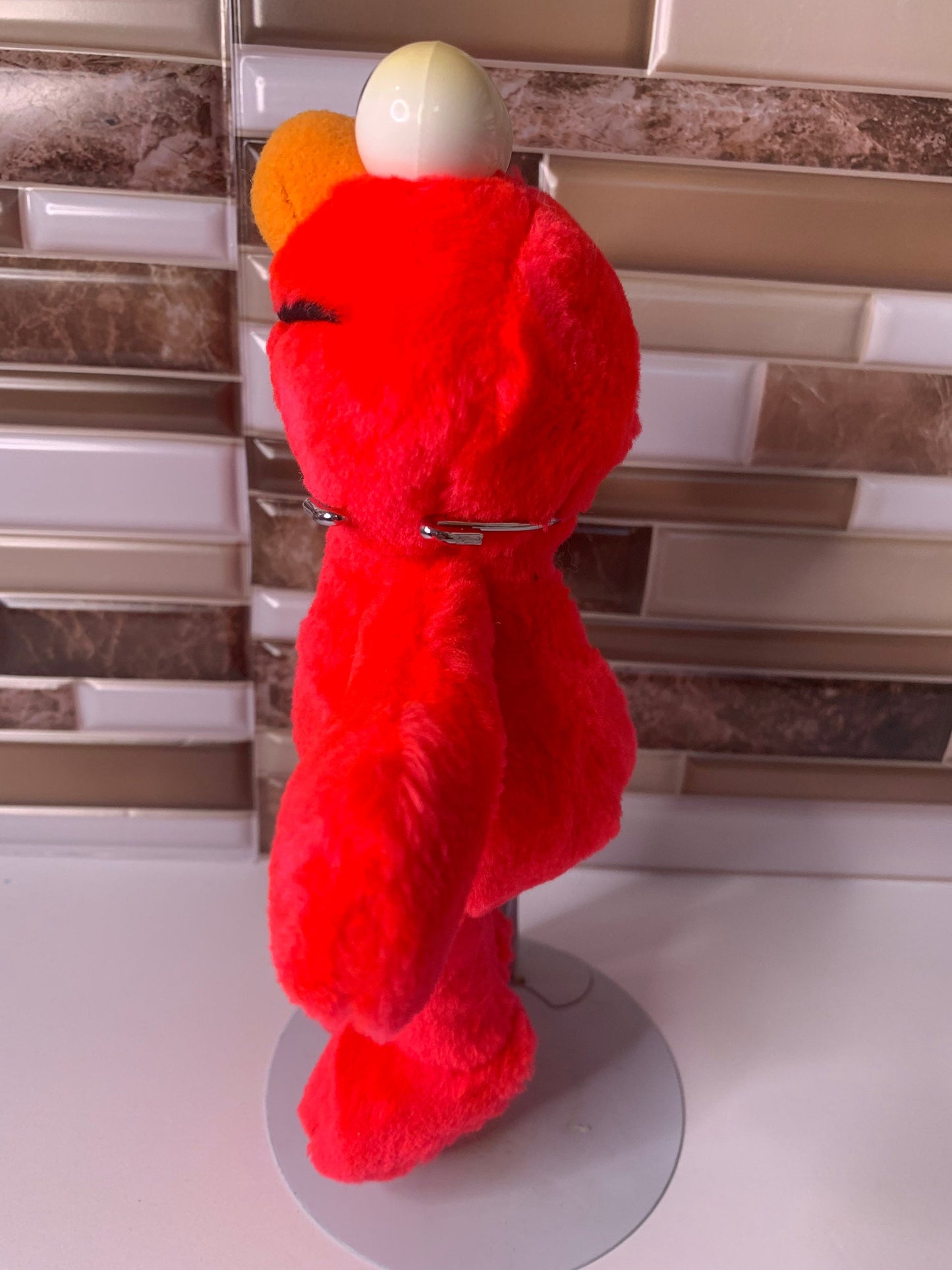 Tyco Red Elmo Plush. Hard plastic eyes. 1995 Sesame Street