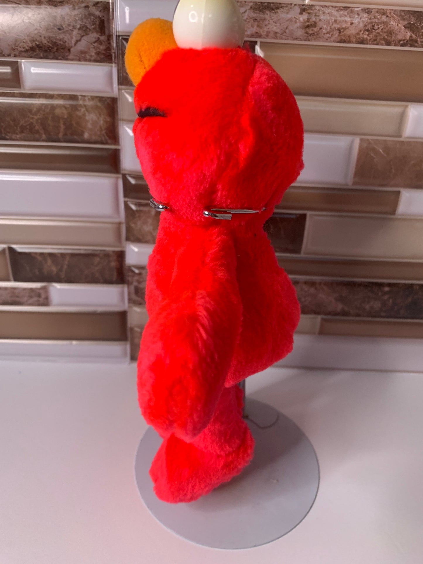 Tyco Red Elmo Plush. Hard plastic eyes. 1995 Sesame Street