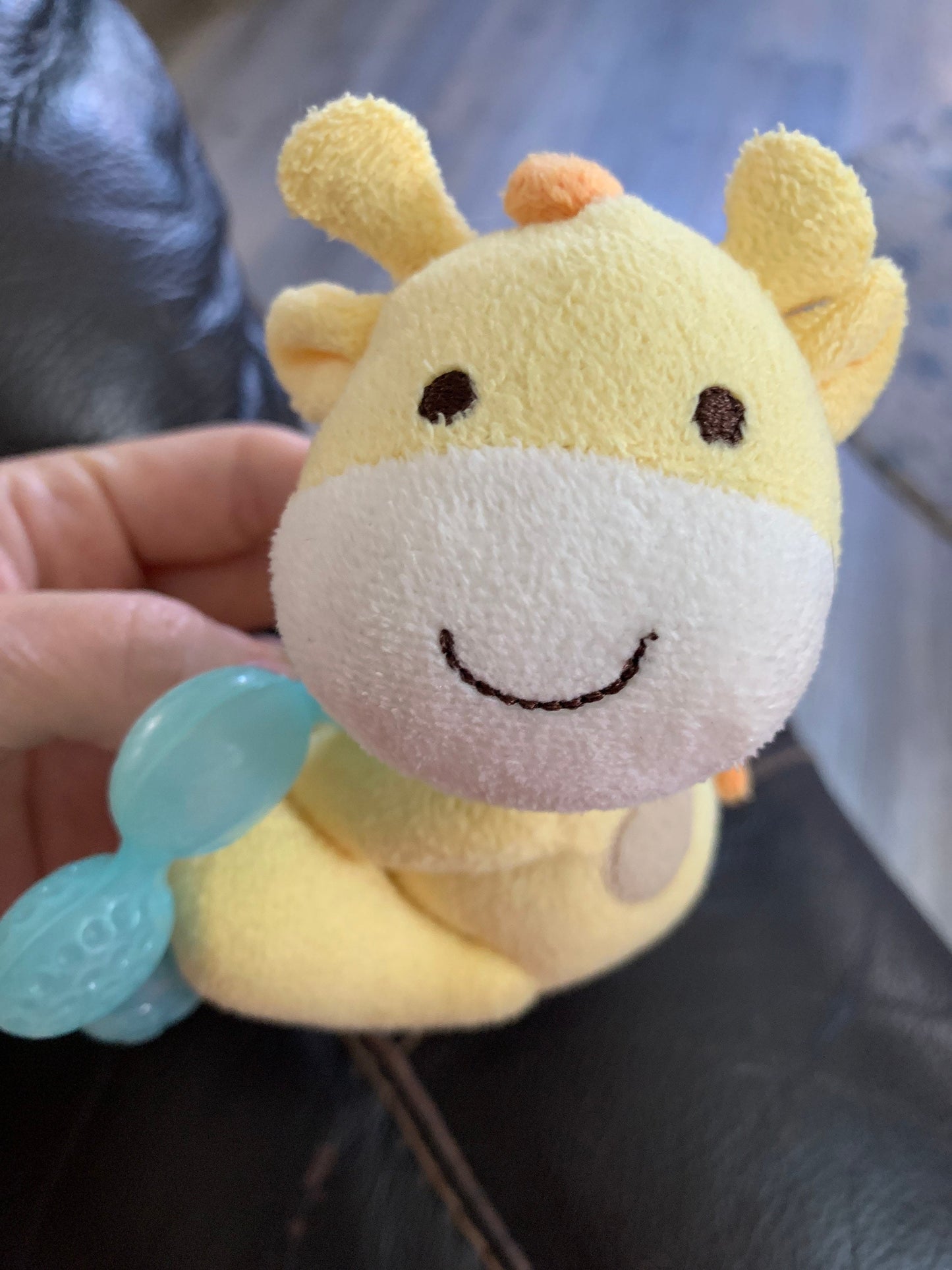 Child of mine by carters giraffe Teether Rattle. EUC!