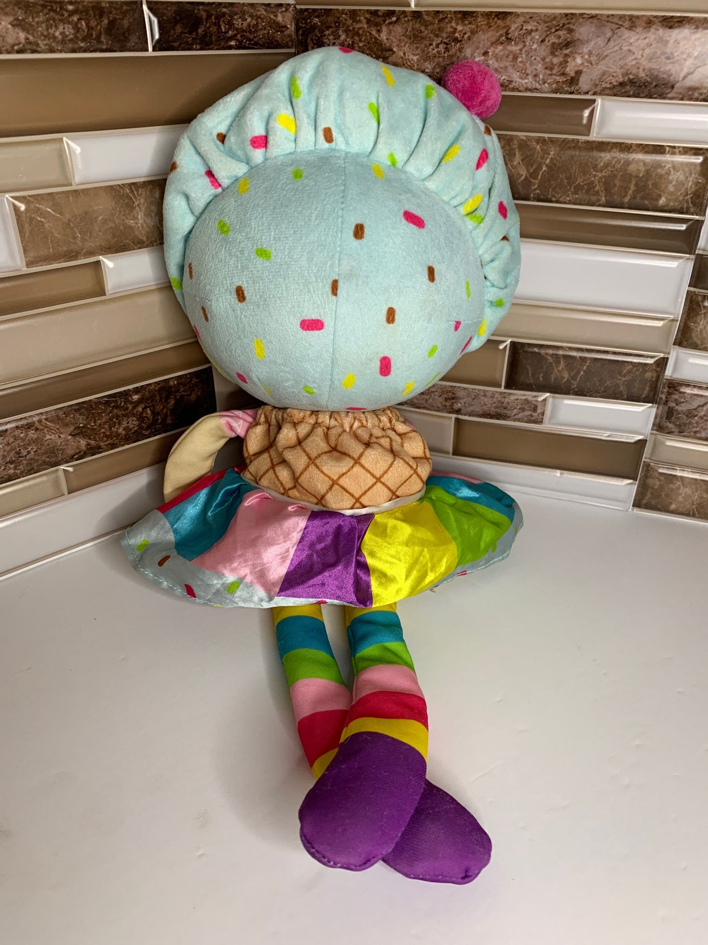 Flip Zee Girls Zandy Candy. 12”-18” Colorful girl doll.