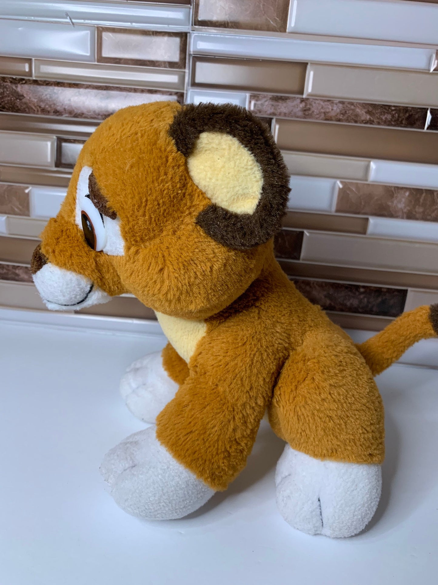 NANCO Lion Cub Stuffed Animal Toy 8”