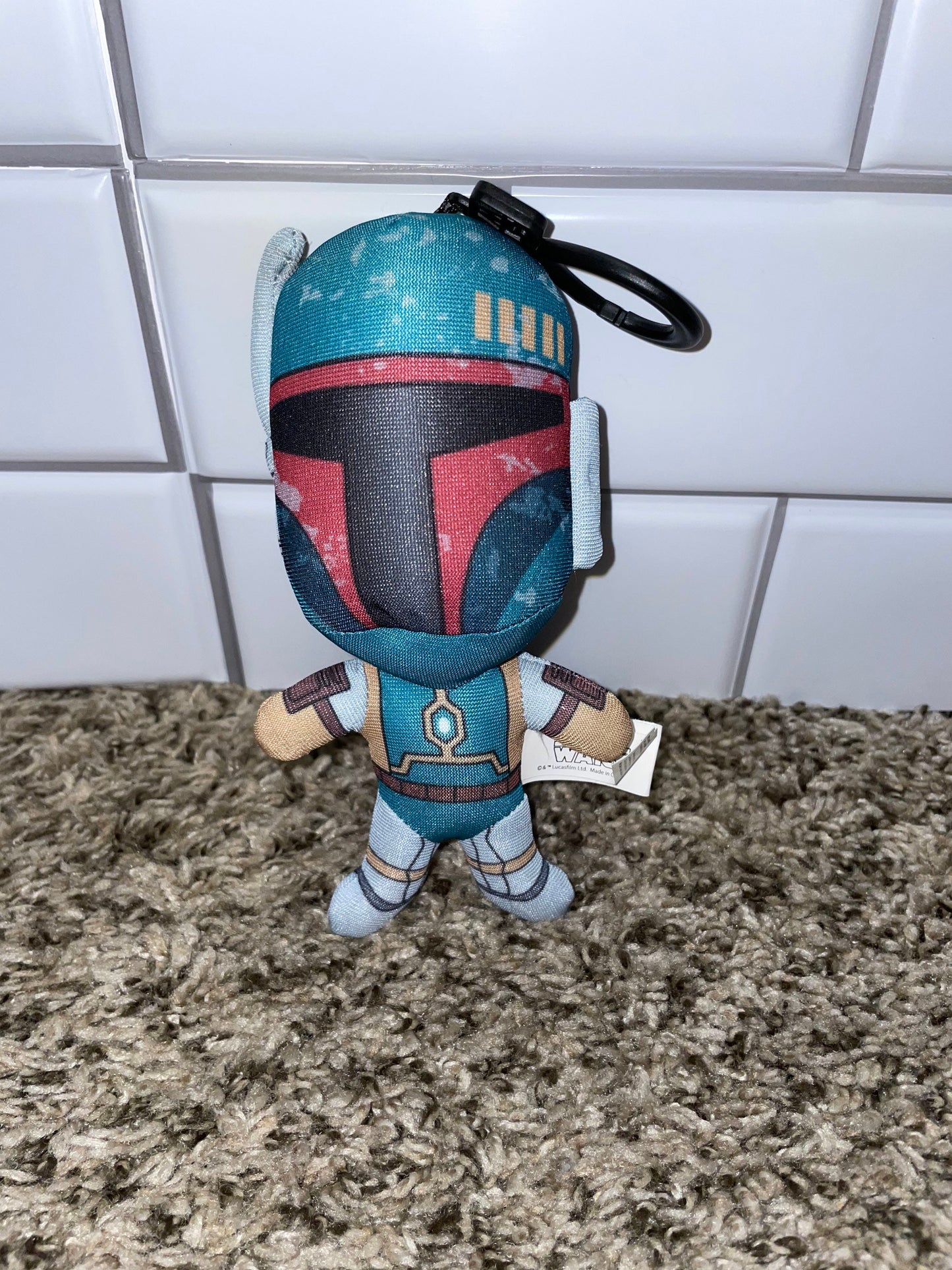 Star Wars Boba Fett 3D Bag Clip Plush
