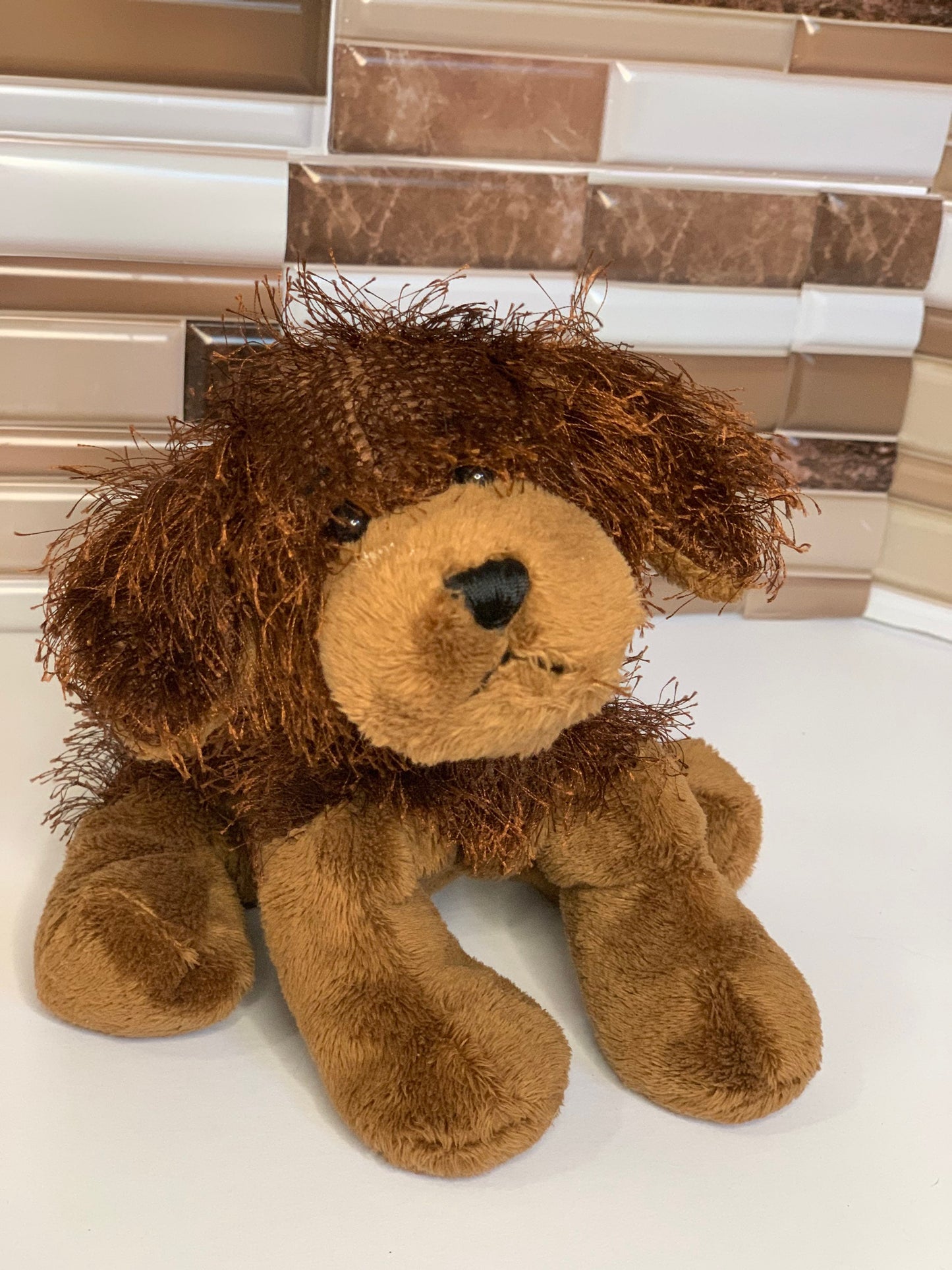 Webkinz Brown Dog plush. No code.
