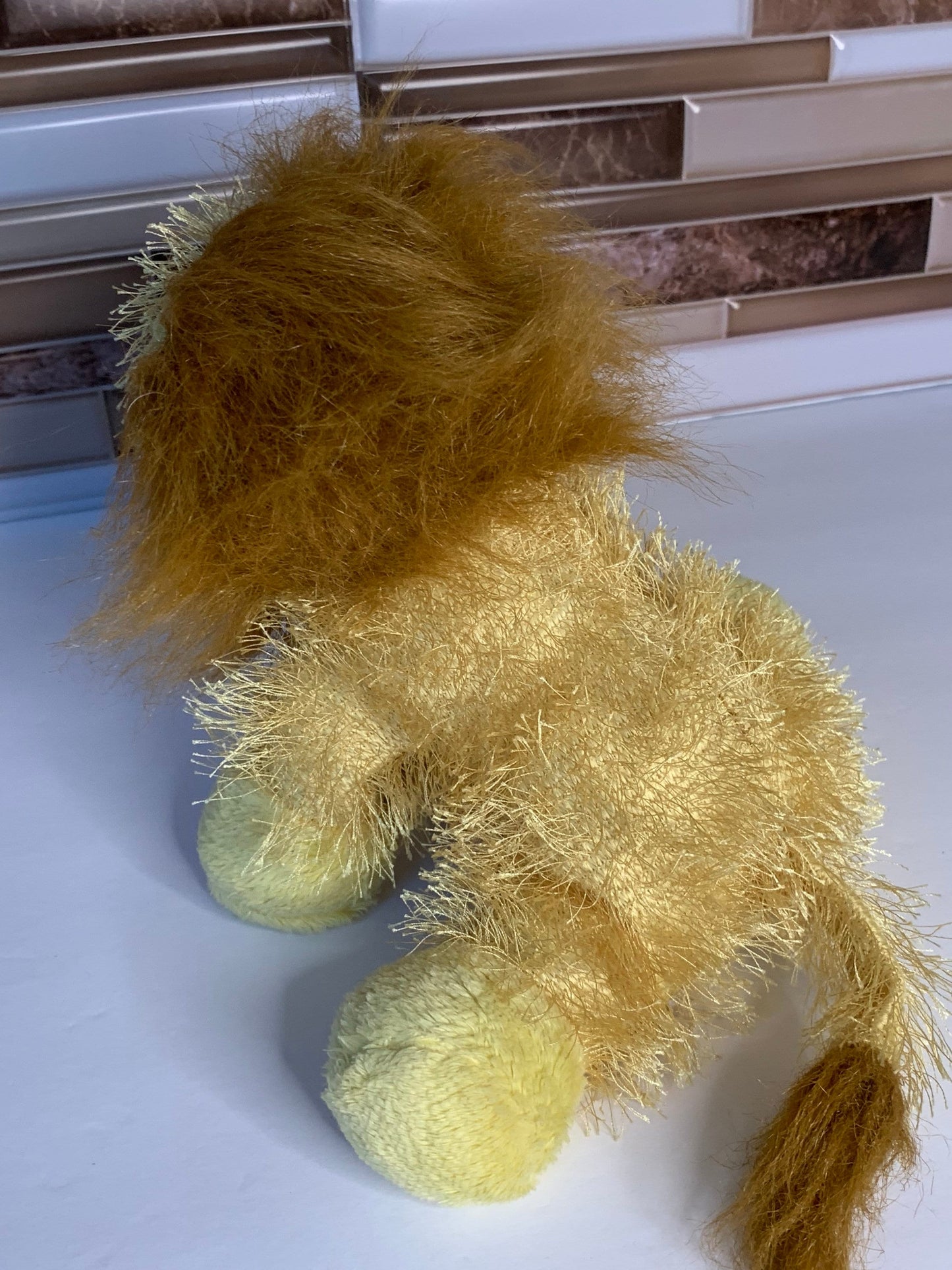 Webkinz Shaggy Lion Plush. No code. Retired.