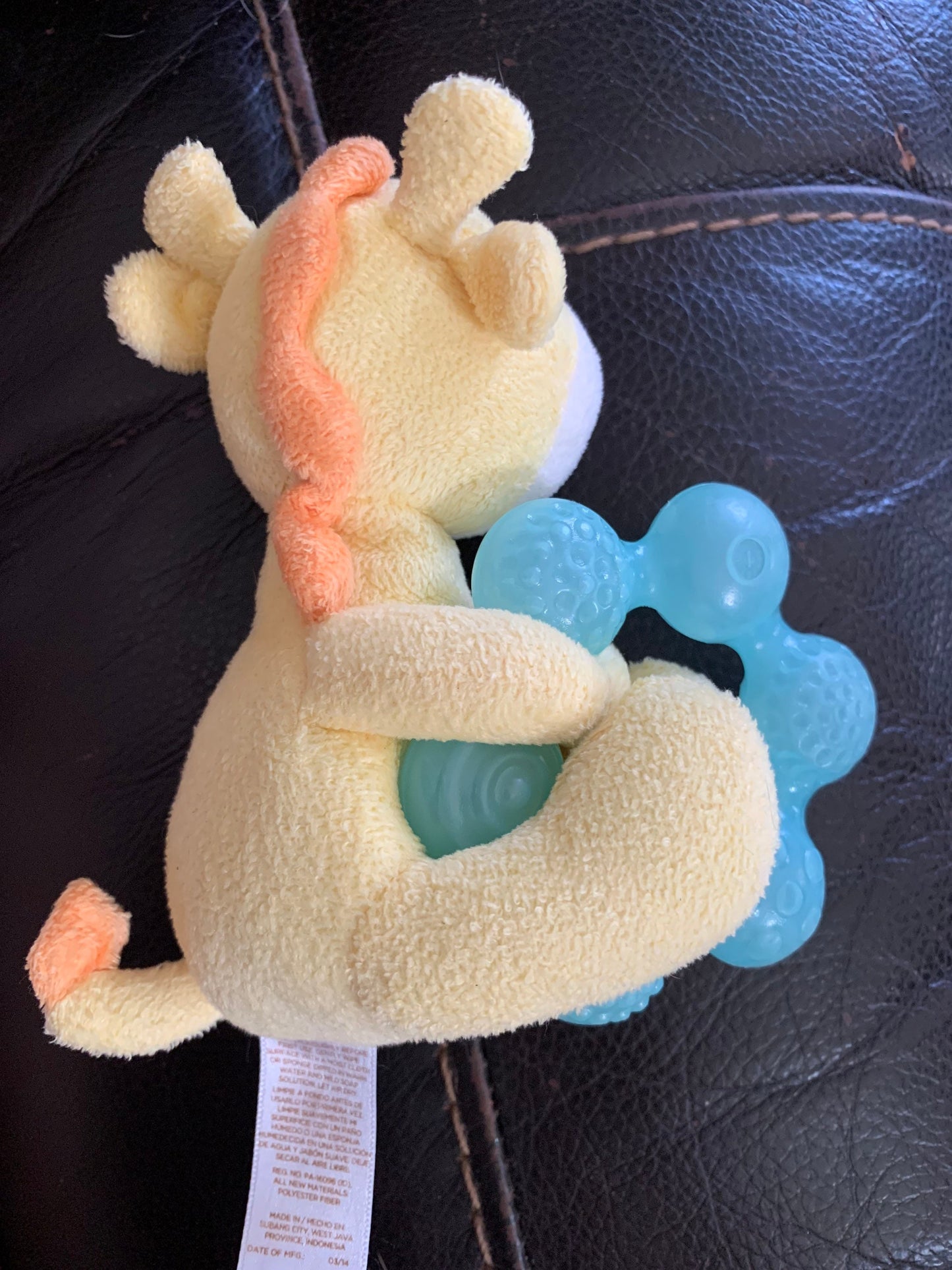 Child of mine by carters giraffe Teether Rattle. EUC!