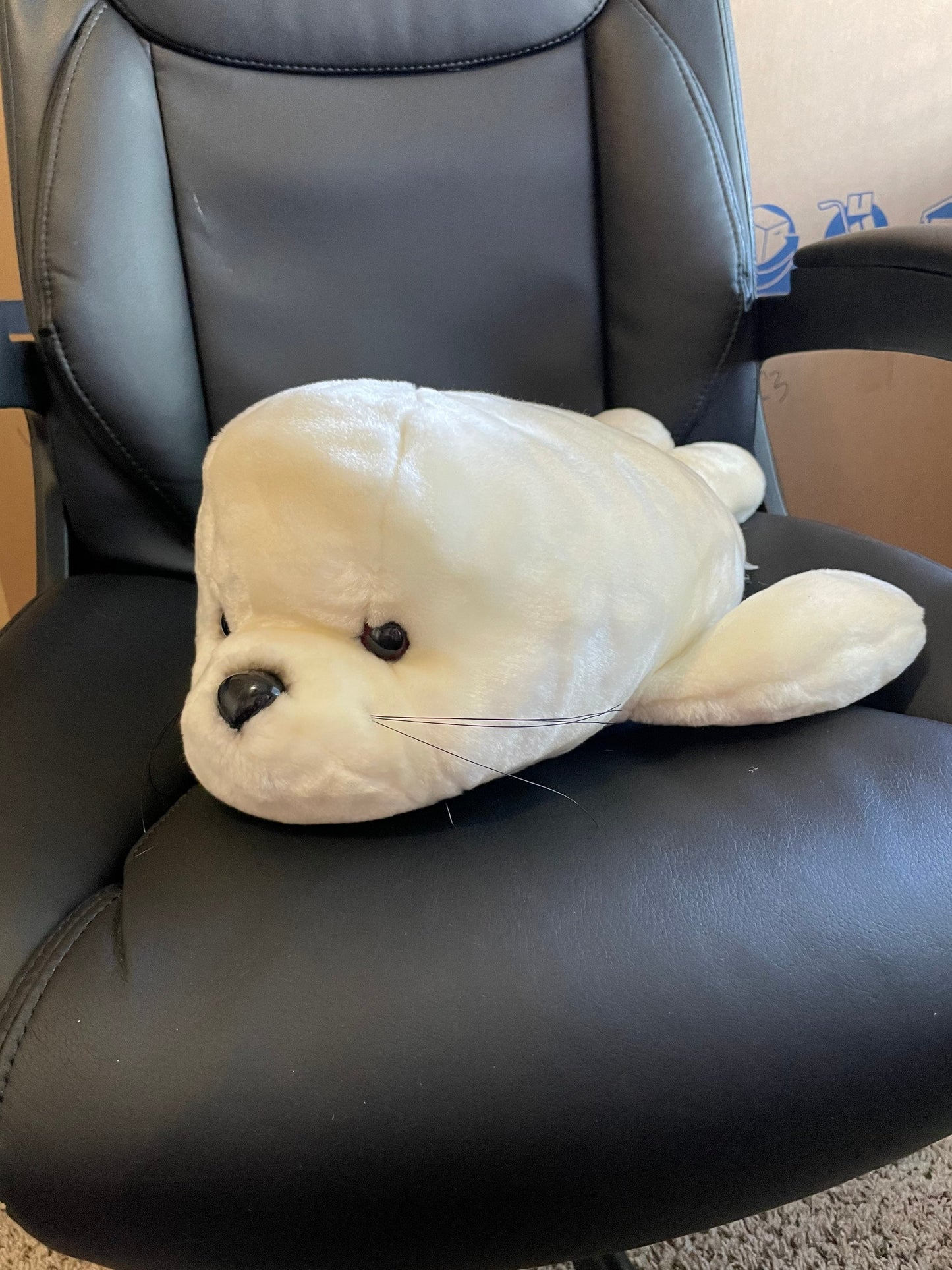 Vintage White Seal Plush