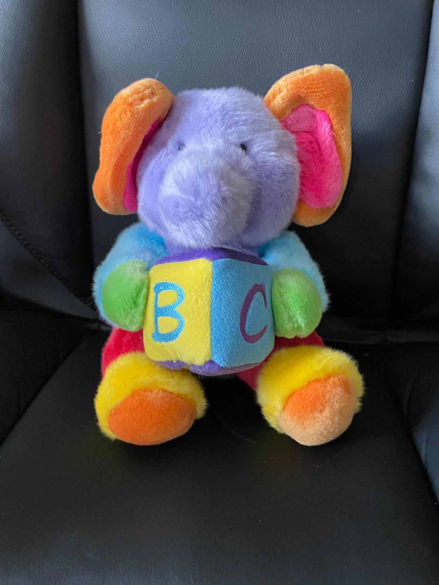 Aurora Baby Elephant Plush: Musical ABC Toy, 10”