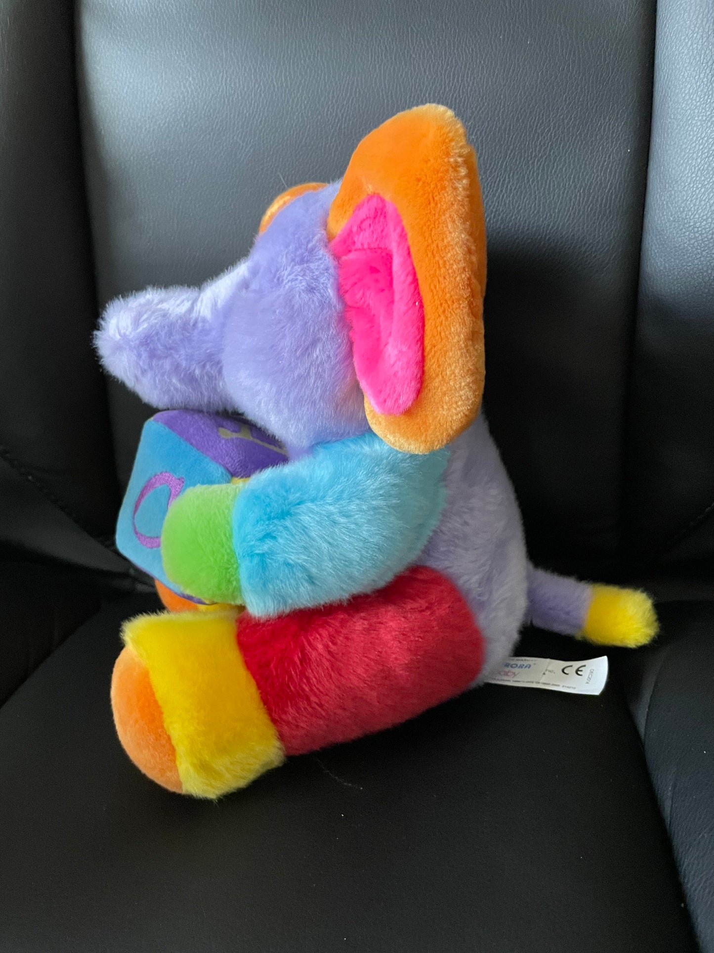 Aurora Baby Elephant Plush: Musical ABC Toy, 10”