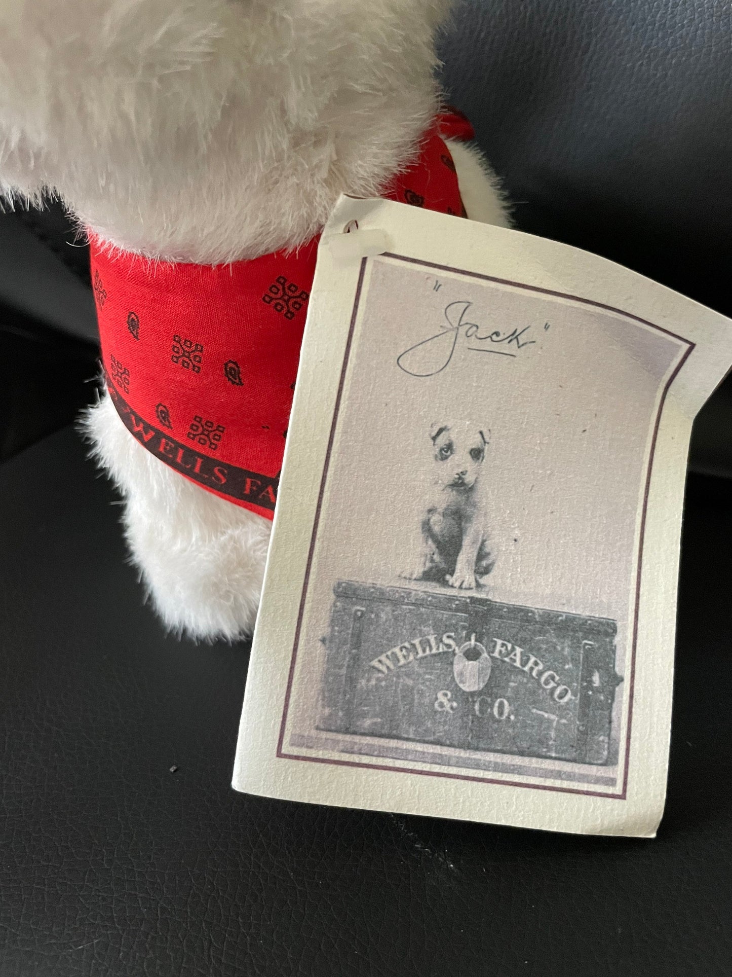 Wells Fargo Jack Puppy Dog 7” NWT
