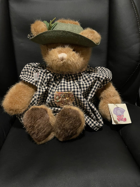 Gund Vintage Teddy Bear Bear Tales Country 1985 Plush NWT