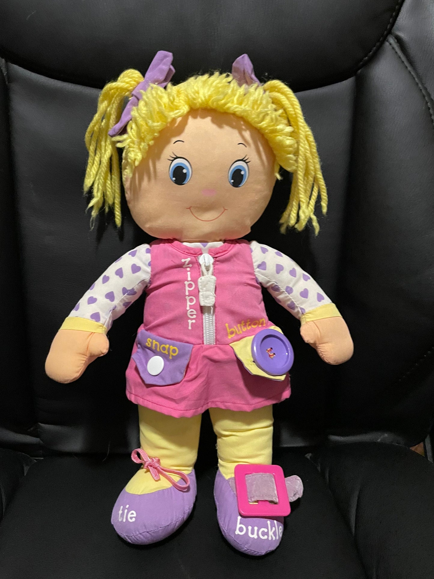 Vintage 1992 Kid Dimension Plush Doll Busy Toy