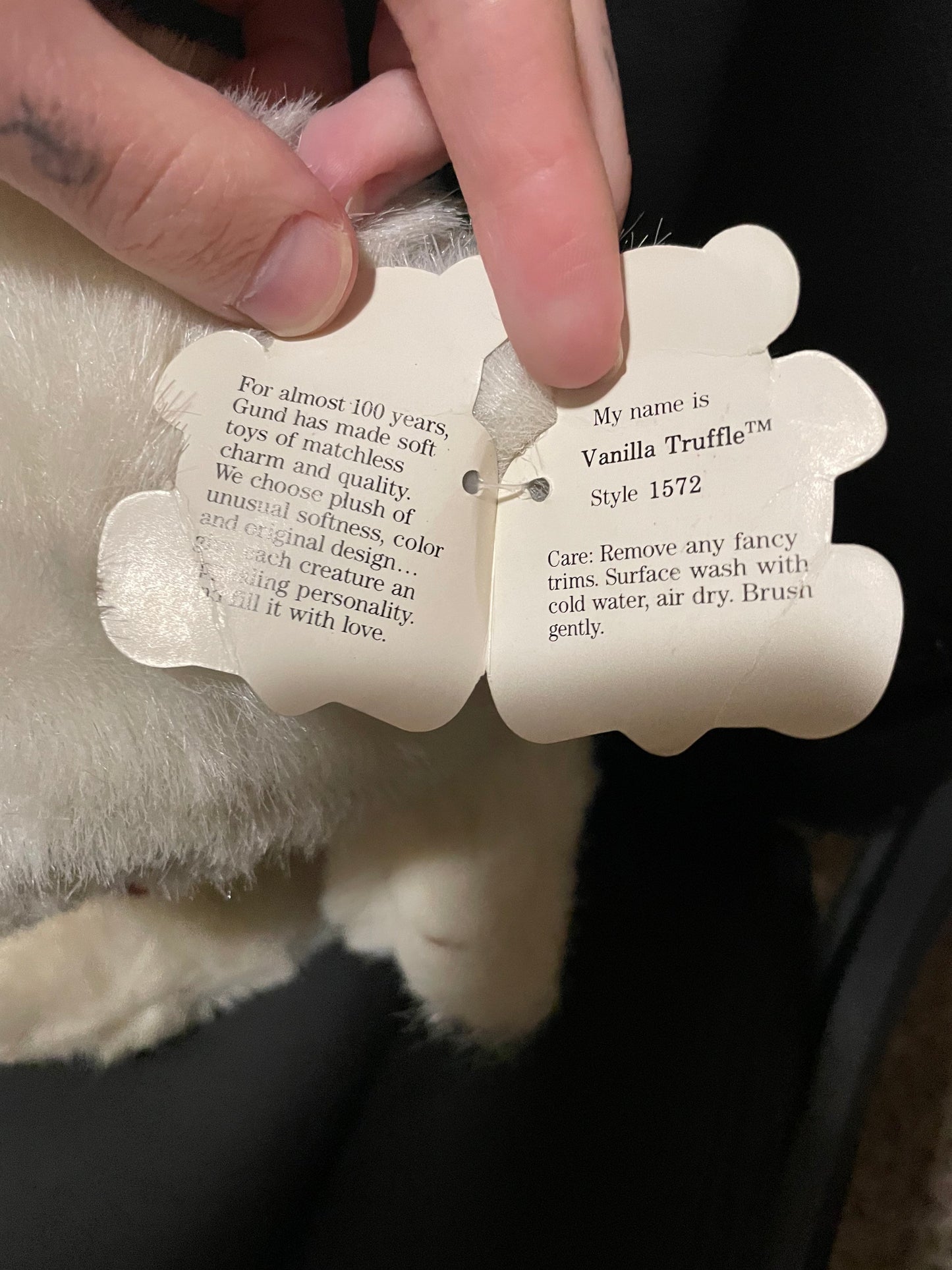Gund Vanilla Truffles Bear, 1983 Classic Limited Edition, 14 Inch