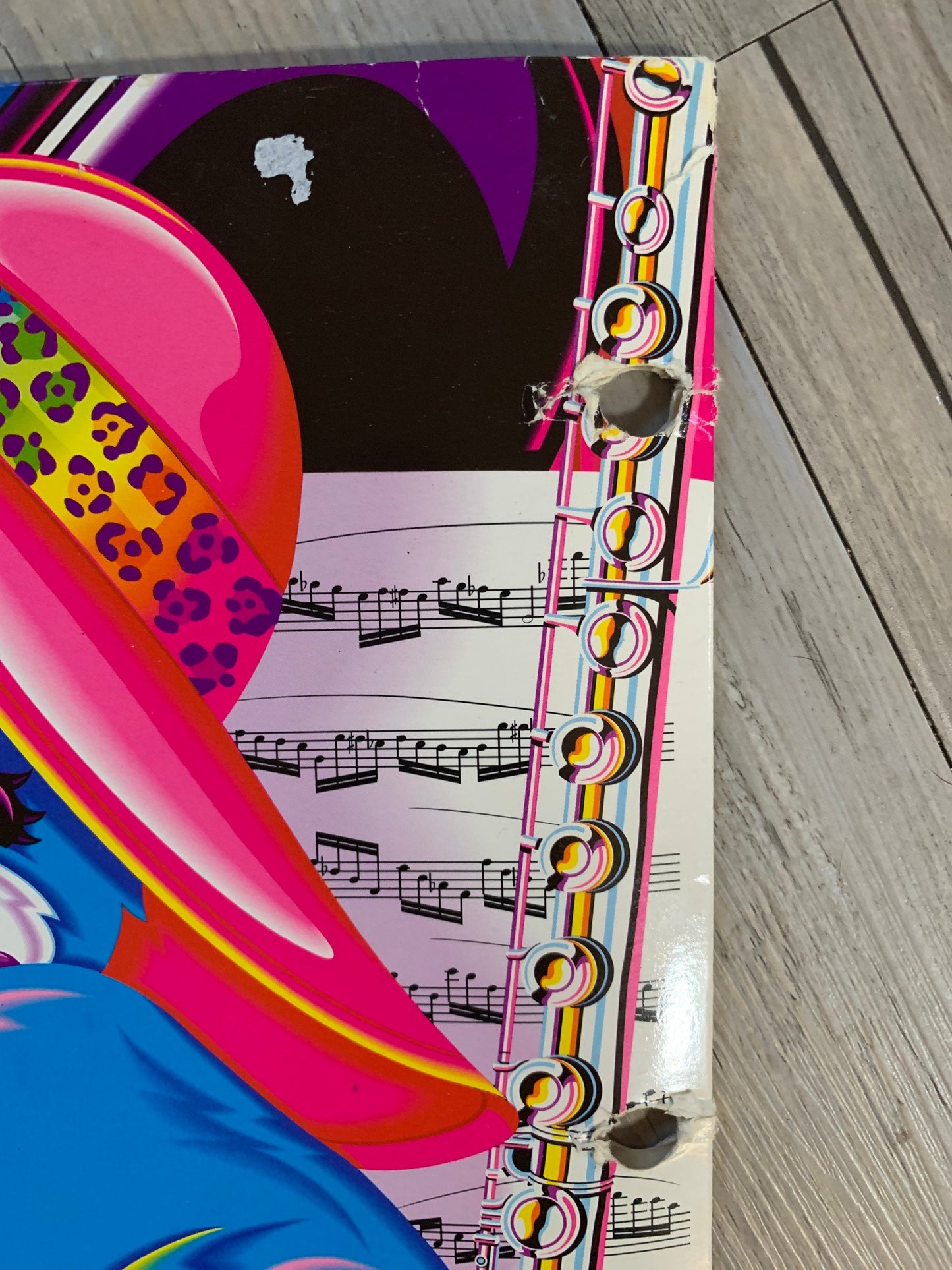 Vintage Lisa Frank Miss Furonica Kitty Pocket Folder