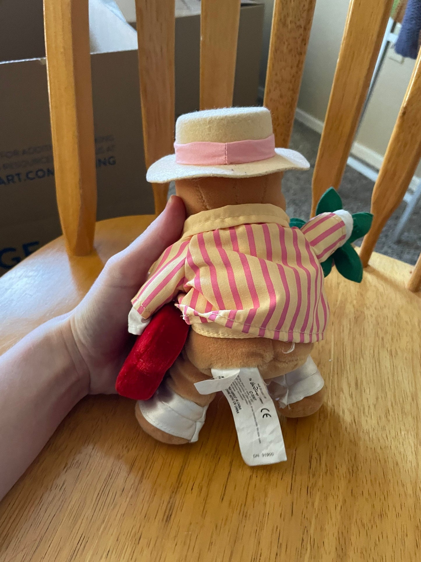 Courting Winnie the Pooh Beanie Bag Plush Valentine’s Day 8” Disney Resort