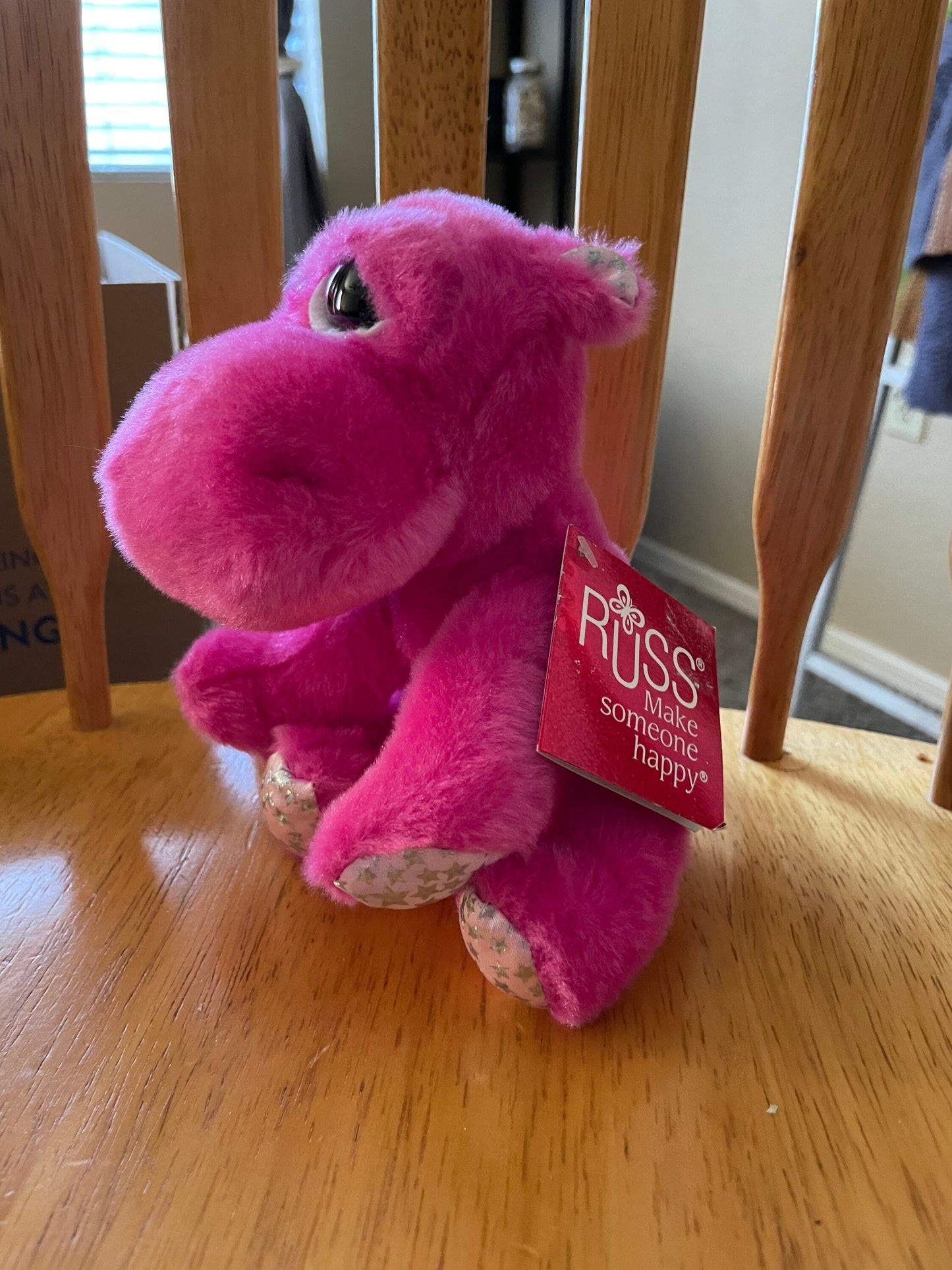 Rosemary Hippo Russ Lil Peepers Plush 6” NWT