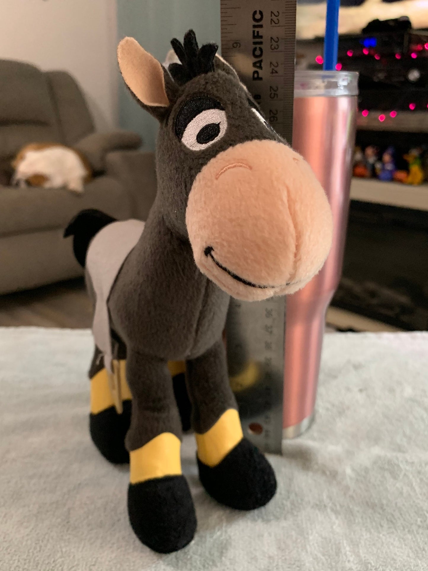 Disney Toy Story Bullseye #1 Black Race Horse 9” Plush L. EUC no tag