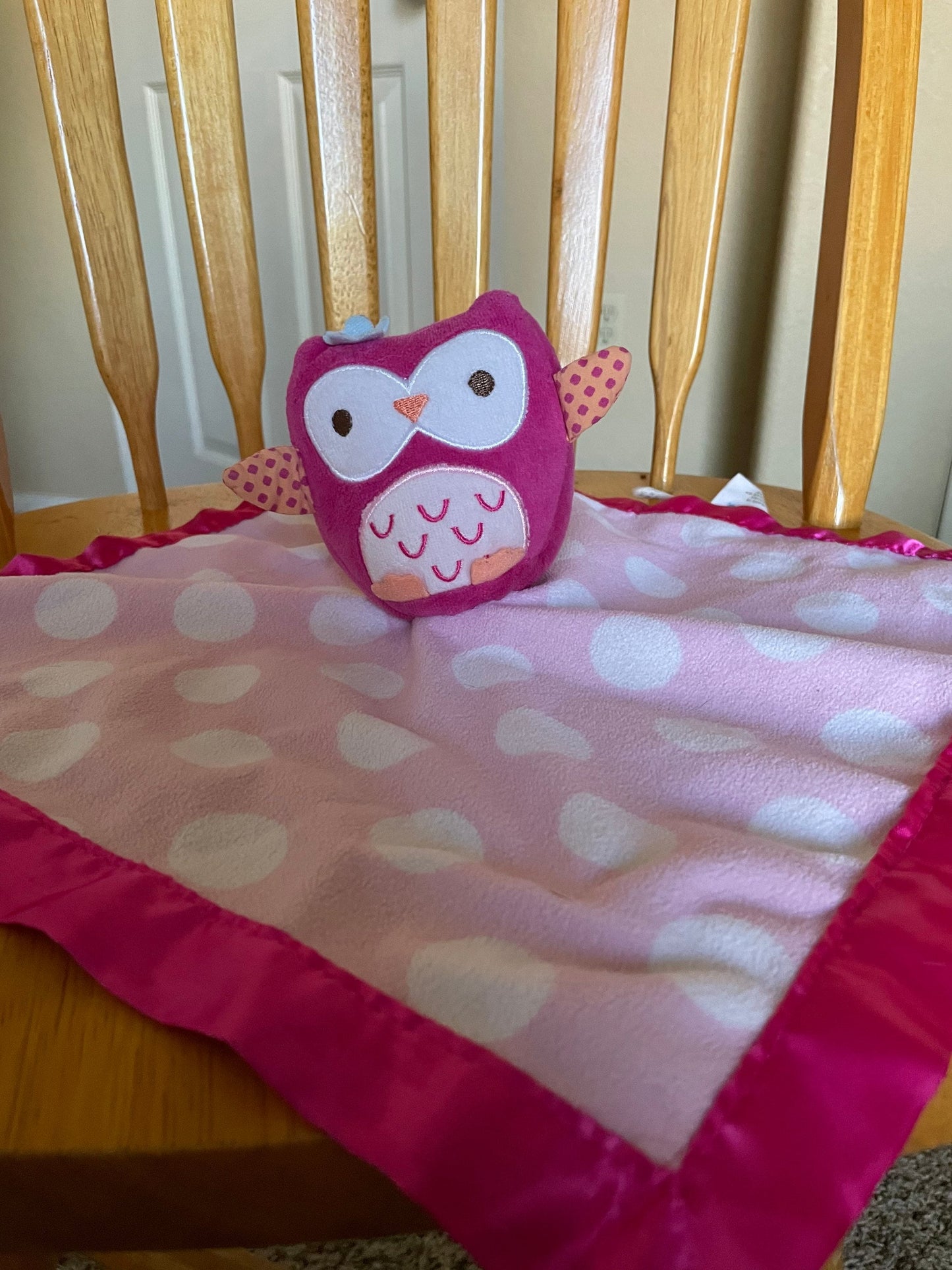 Circo Pink Owl Lovey Security Blanket Plush