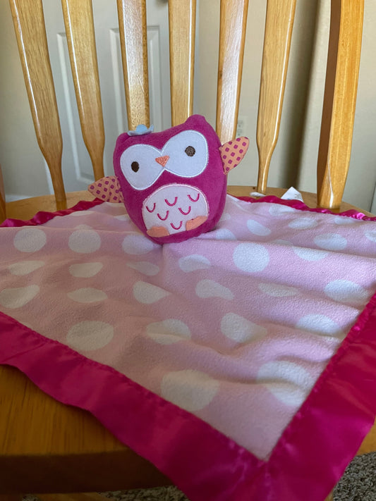 Circo Pink Owl Lovey Security Blanket Plush