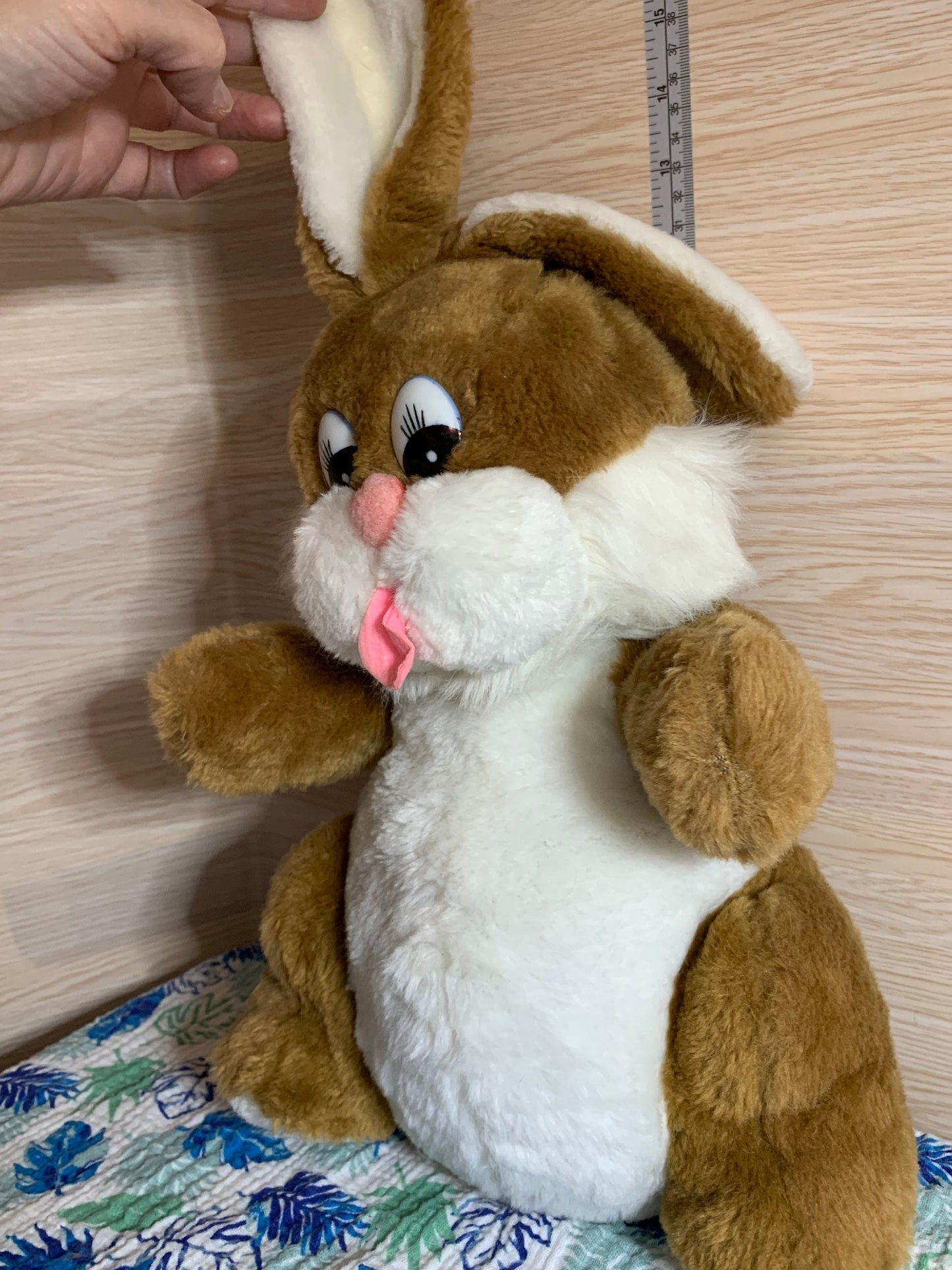 Vintage Medium Daekor 1979 Pot Belly Bunny Rabbit Plush