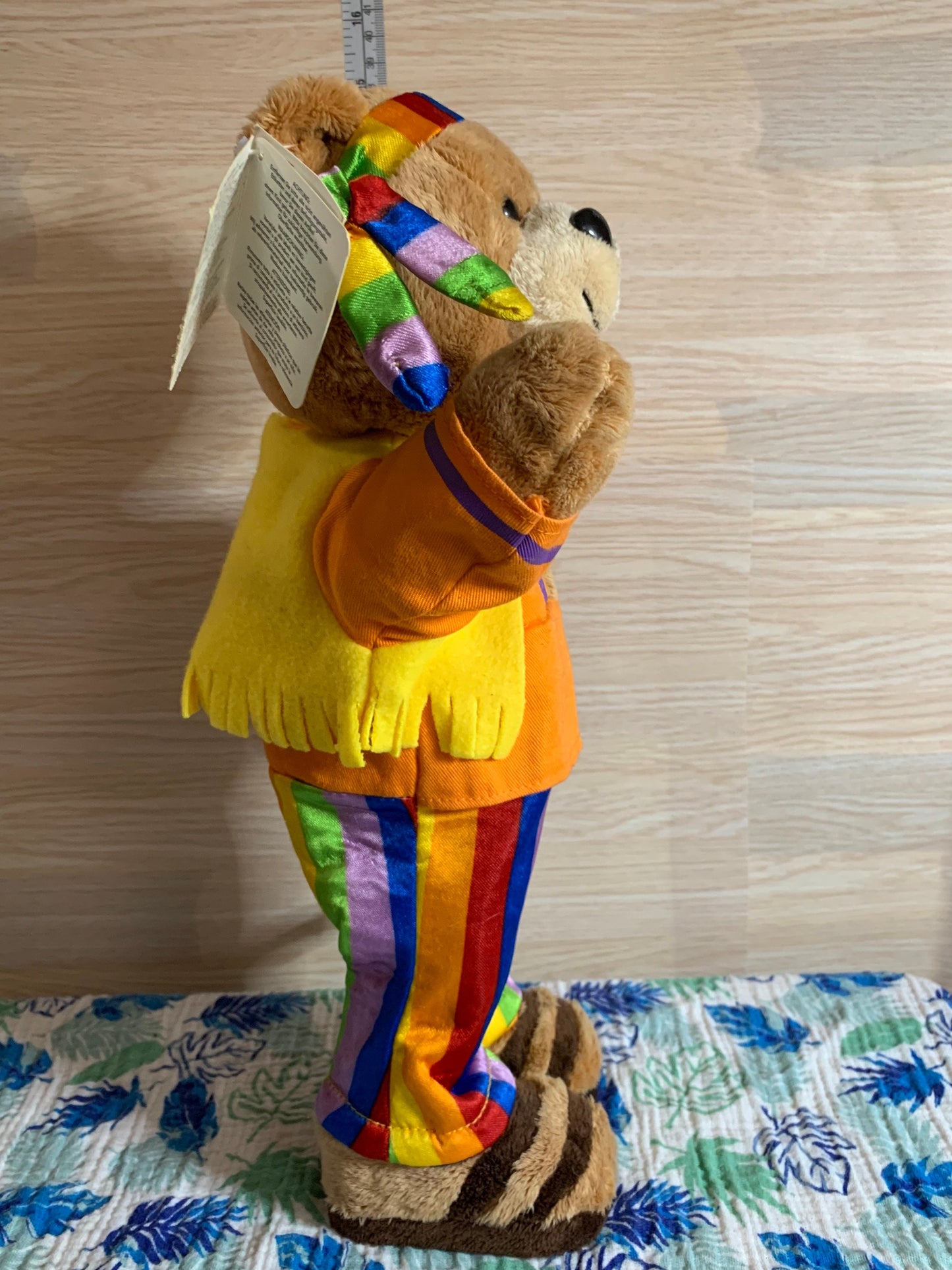 Vintage Applause Dance Party Bear Plush NEW with tags. Plays “Let the sunshine in”