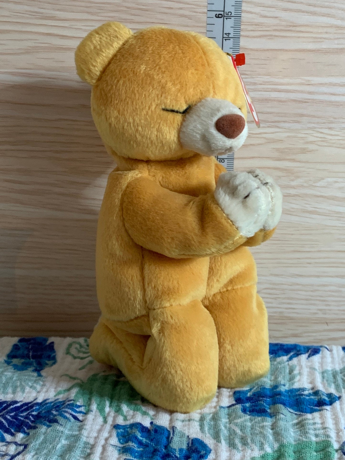 Hope Praying Bear. TY Beanie Baby. Retired.